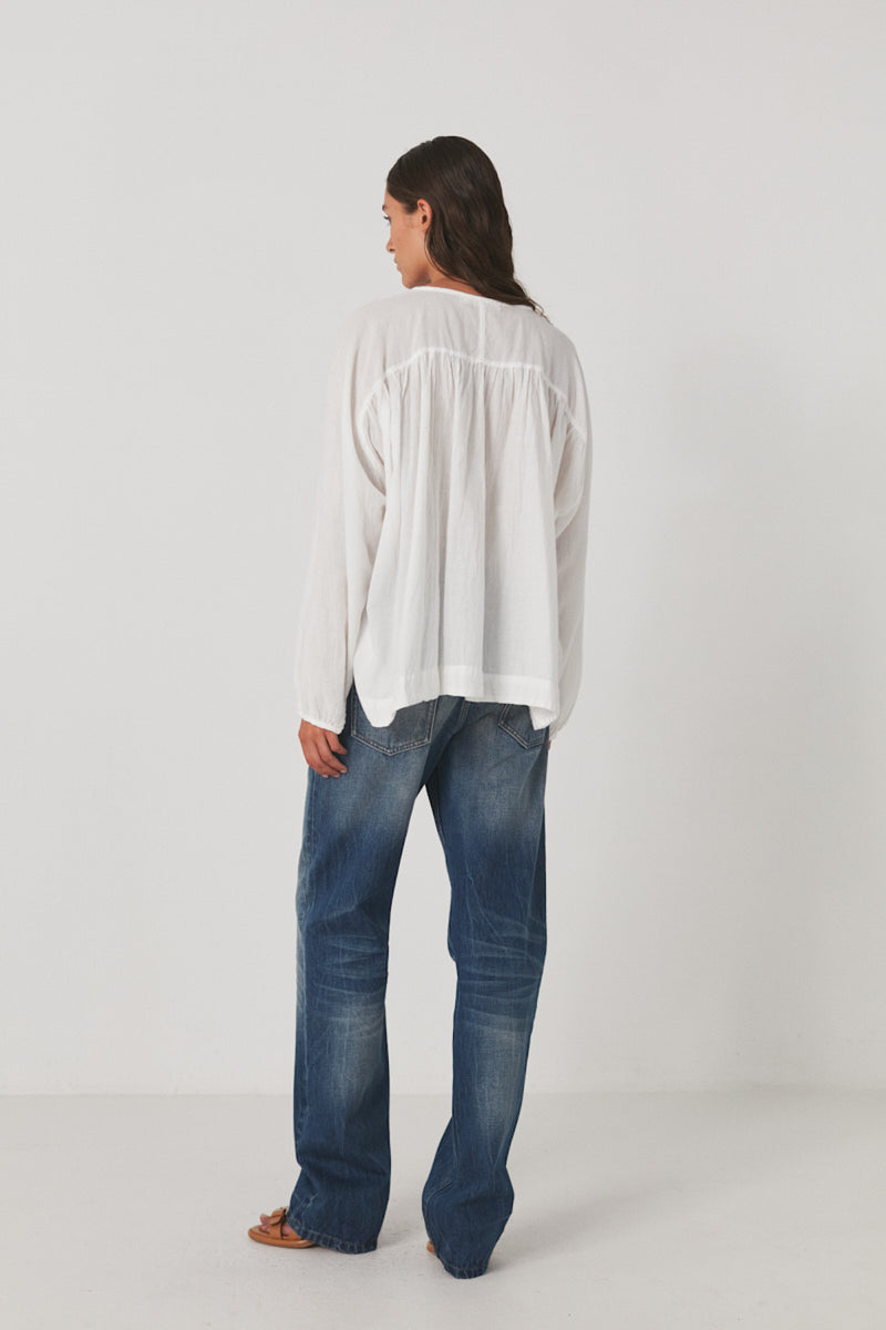 Roxy - Cotton blouse I Mist    5 - Rabens Saloner