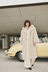 Beryl - Curly fur coat I Natural    1 - Rabens Saloner
