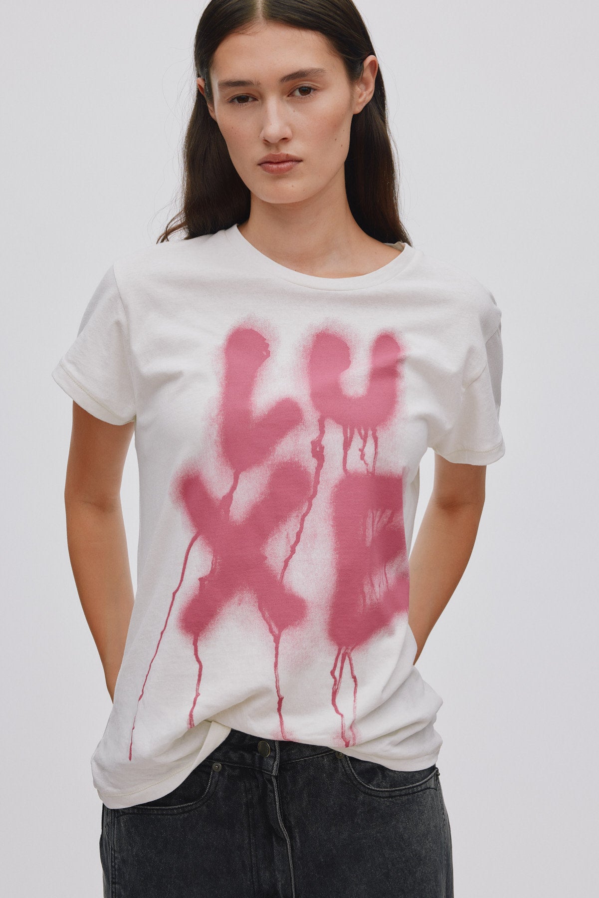 Ambla - Luxe t-shirt I Pink Pink XS 1 - Rabens Saloner