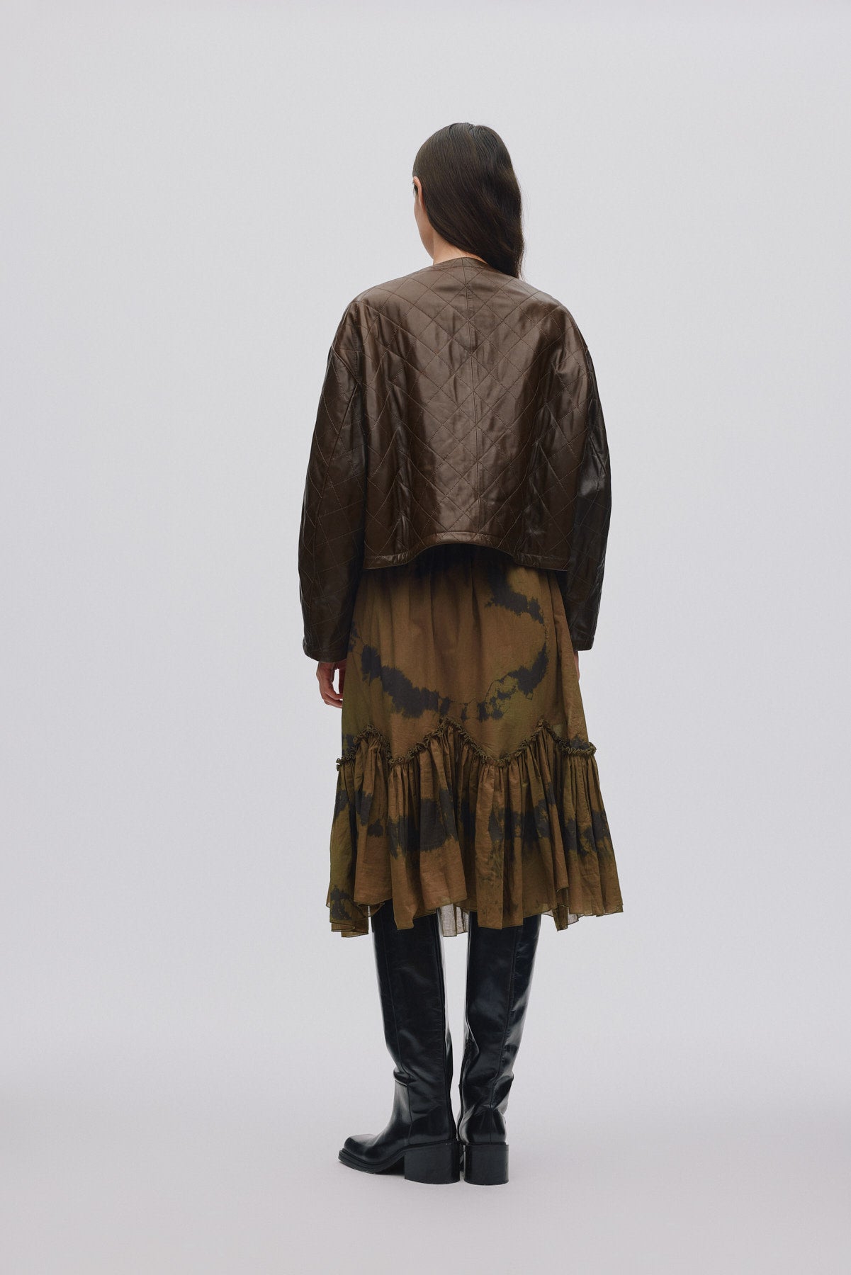 Arijana - Cosmic midi skirt I Timber combo 5 - Rabens Saloner