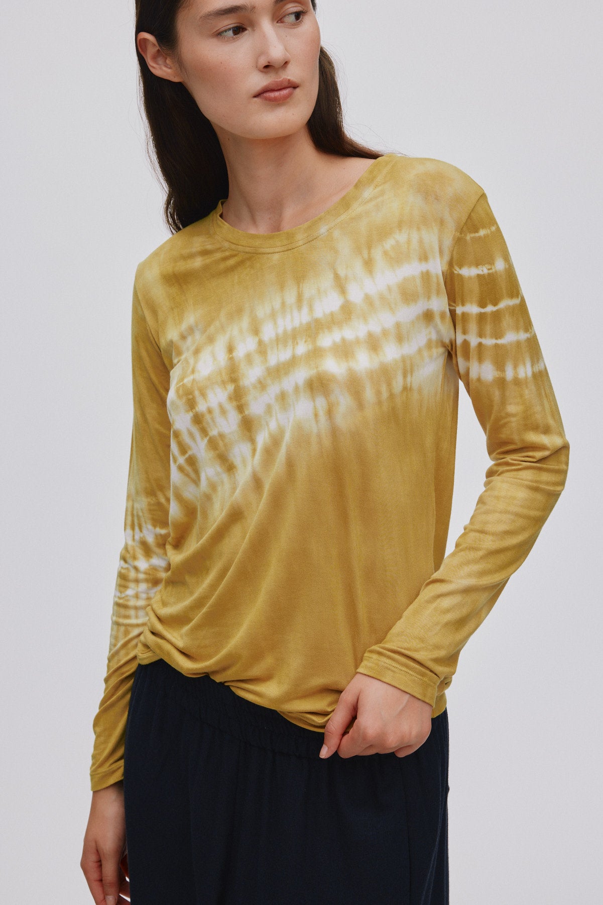 Xenia - Frequency long sleeve t-shirt I Golden combo 4 - Rabens Saloner