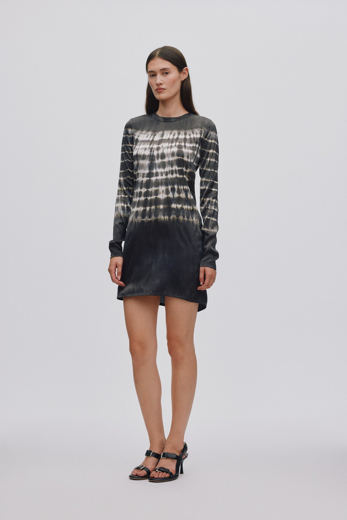 Agna - Frequency short tube dress I Dry mocca combo 3 - Rabens Saloner