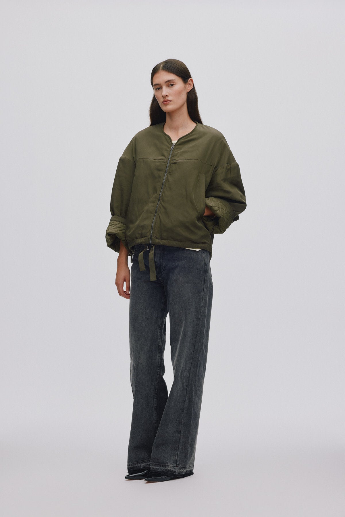Glod - Arched jacket I Army Green 1 - Rabens Saloner