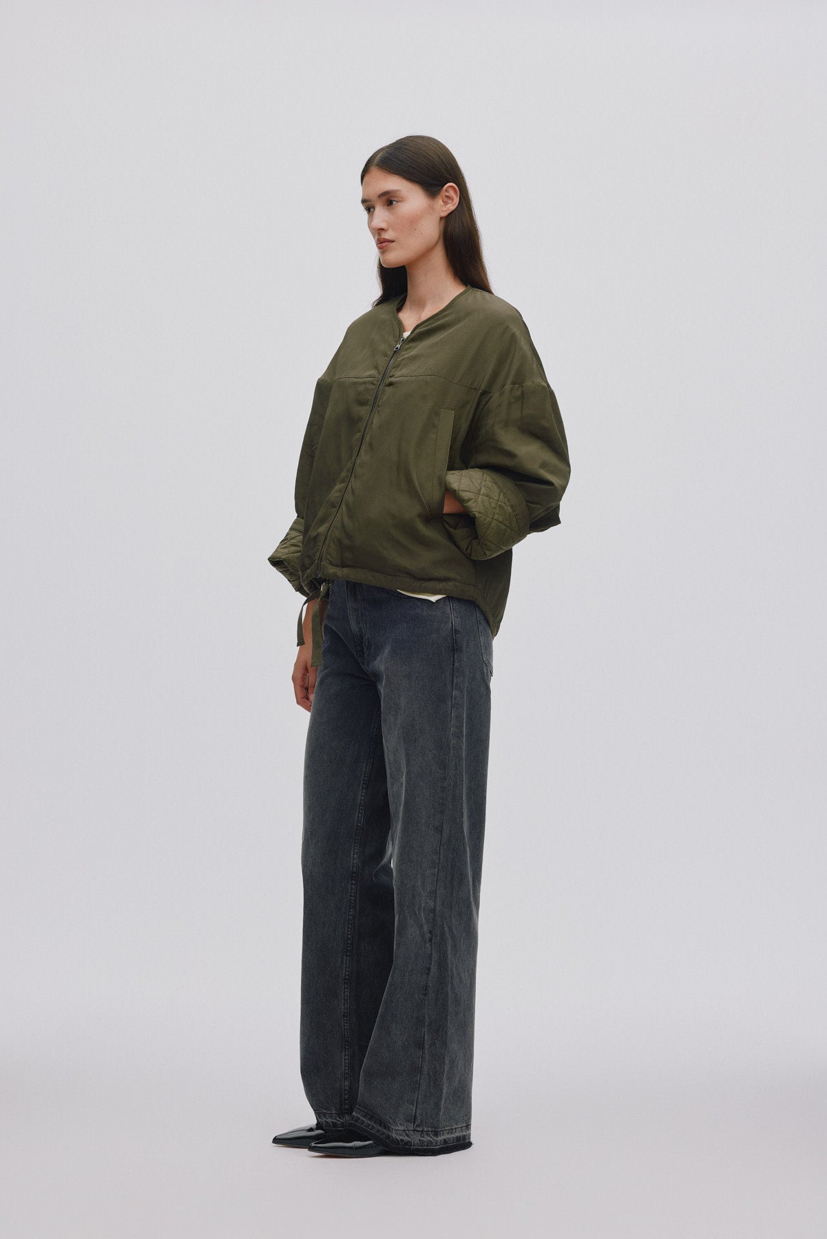 Glod - Arched jacket I Army Green 2 - Rabens Saloner