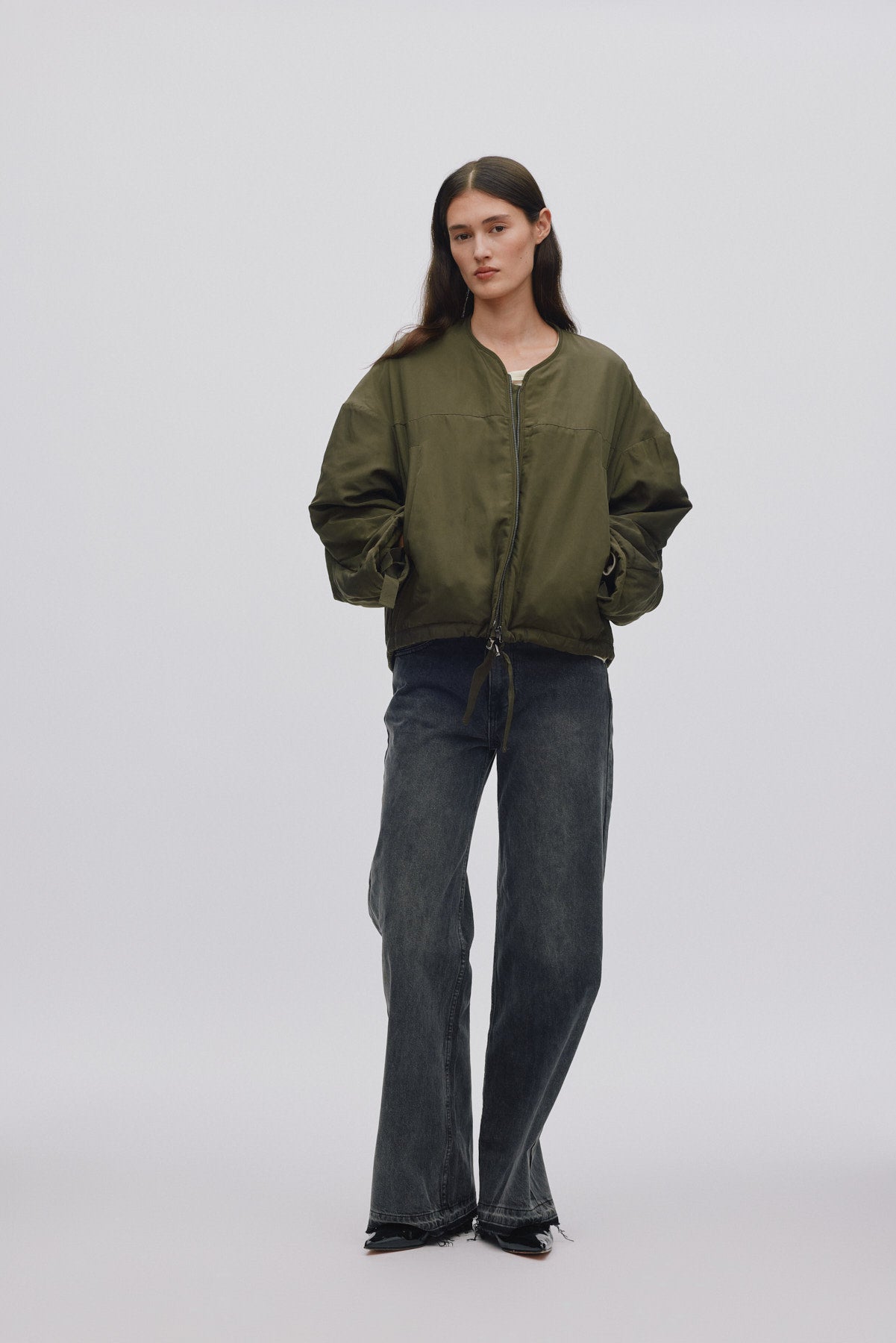 Glod - Arched jacket I Army Green 3 - Rabens Saloner