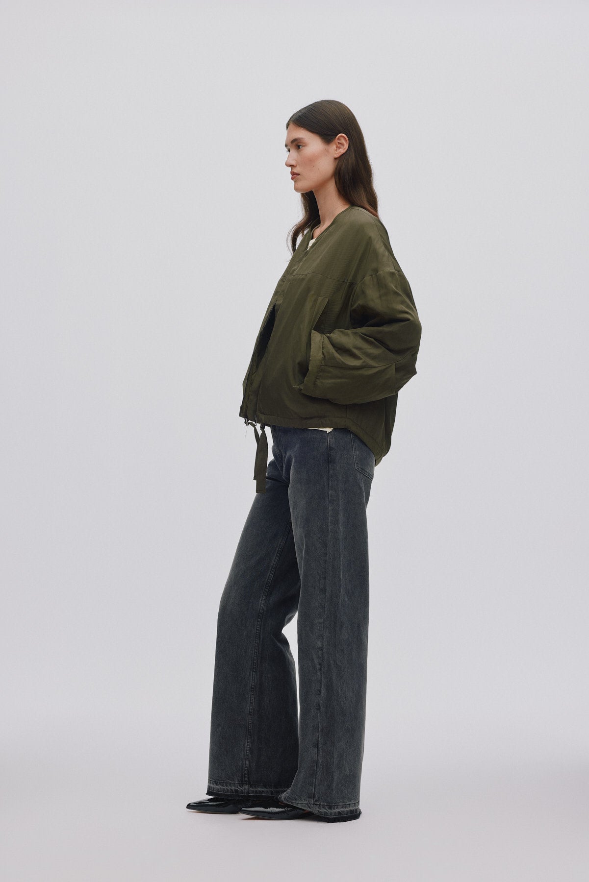 Glod - Arched jacket I Army Green 5 - Rabens Saloner