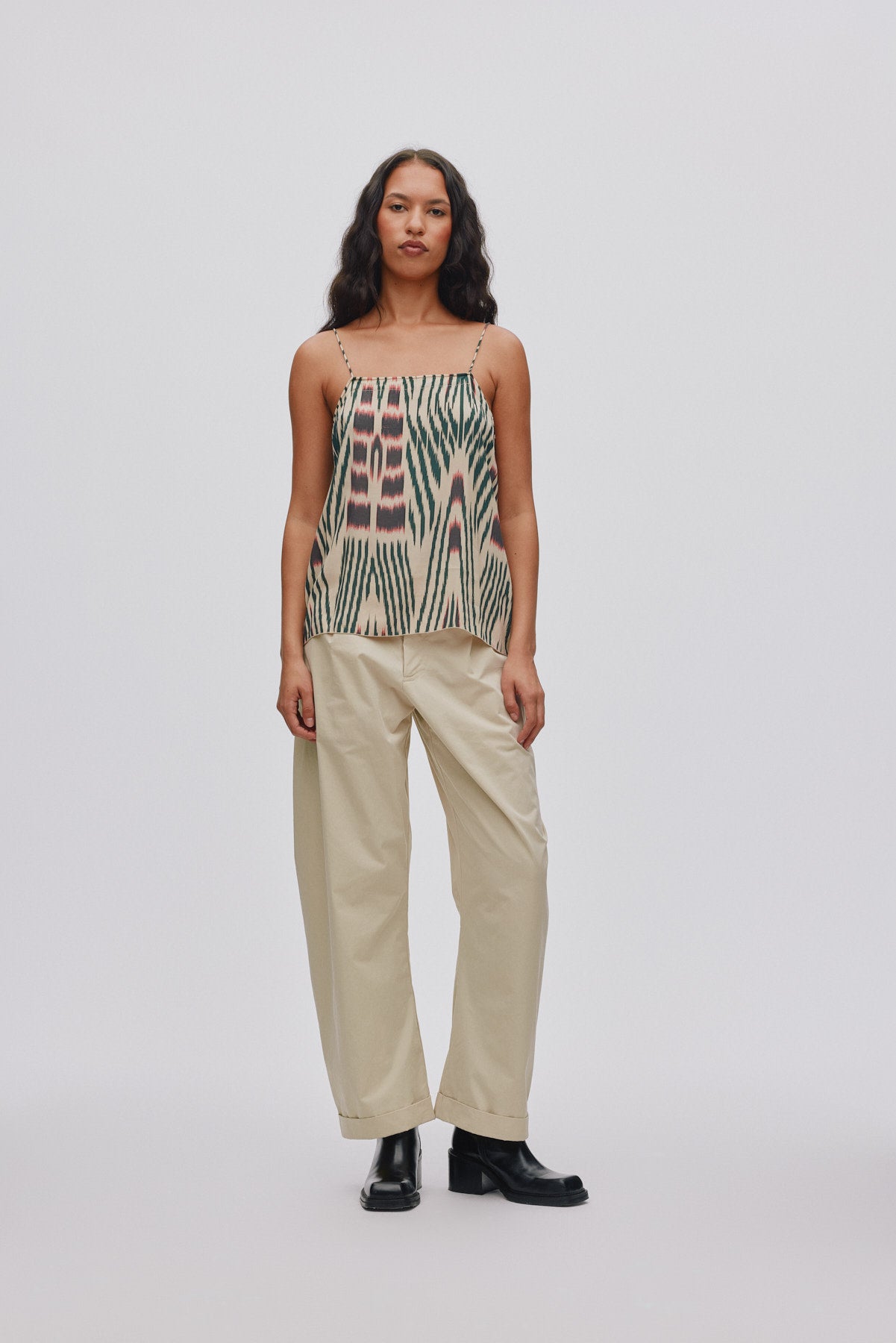 Thalia - Light fusion pants I Sand 5 - Rabens Saloner