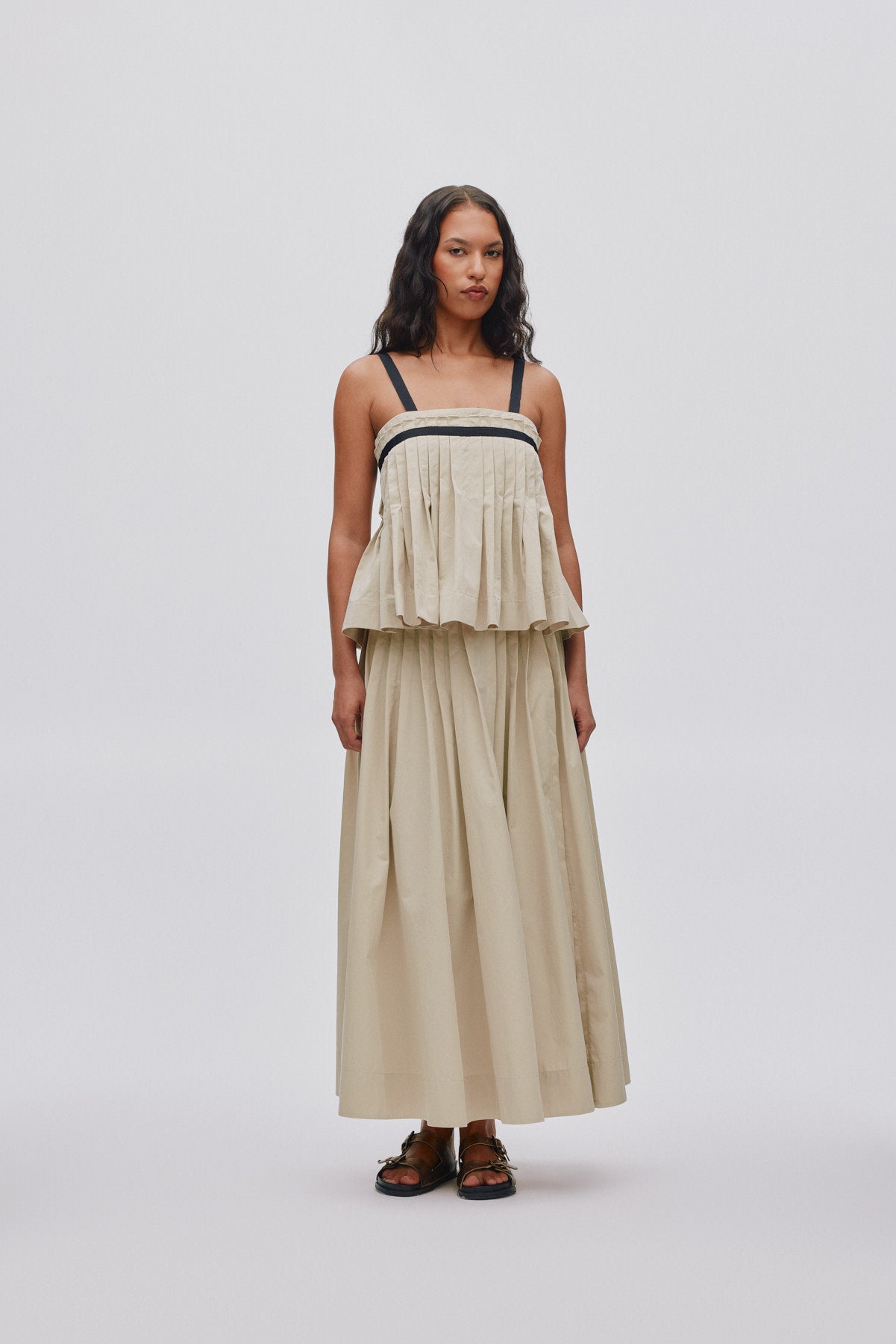 Thai - Light fusion skirt I Sand 2 - Rabens Saloner