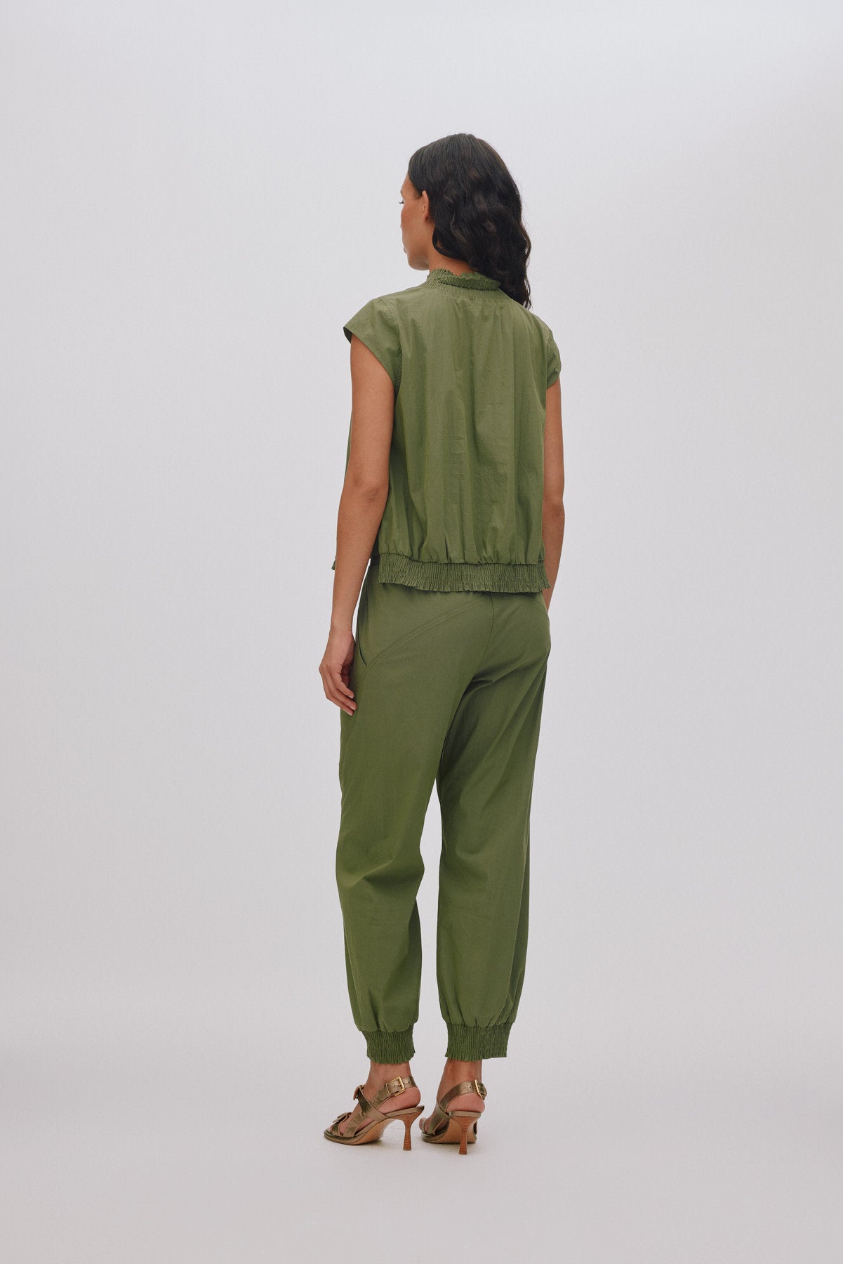 Dori - Papery shirring top I Shadow 3 - Rabens Saloner
