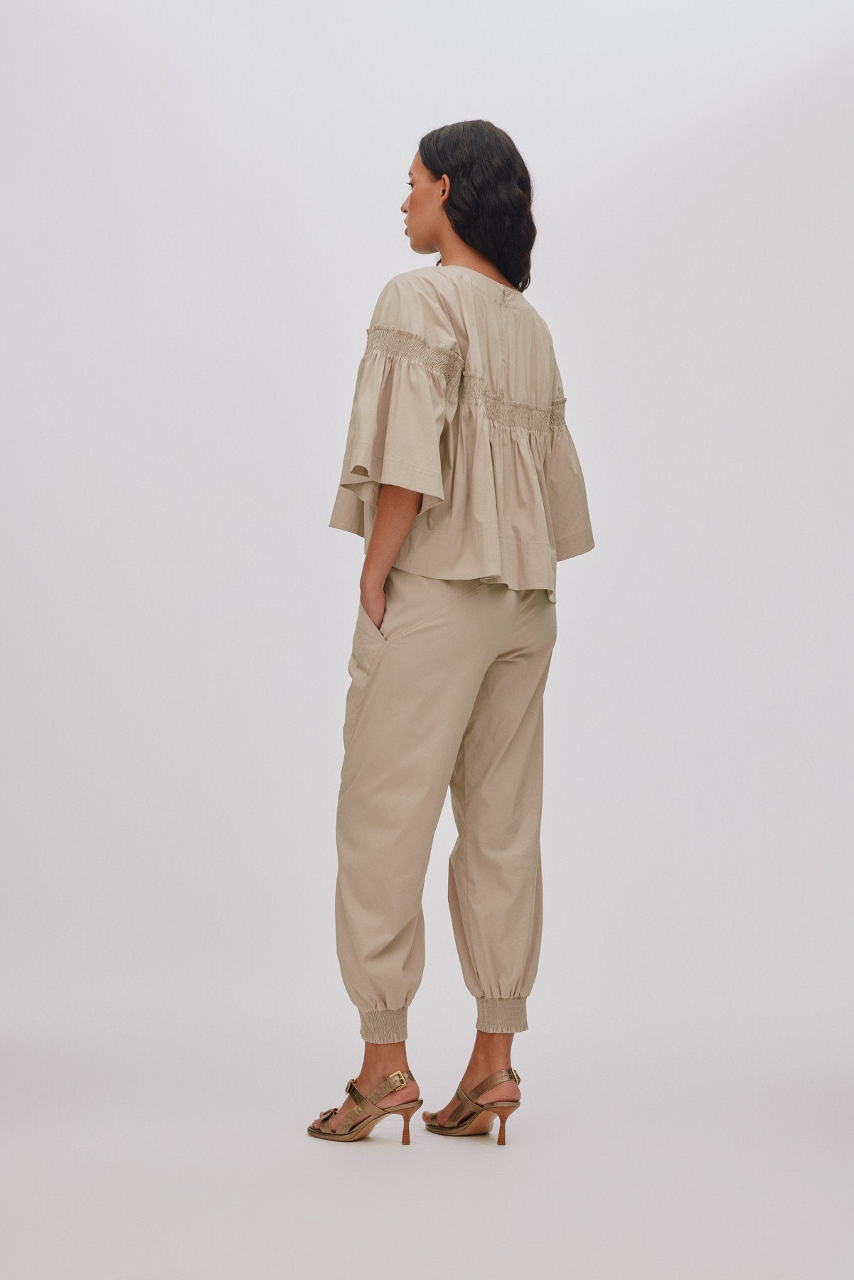 Domino - Papery angle seam pants I Sidiment 4 - Rabens Saloner