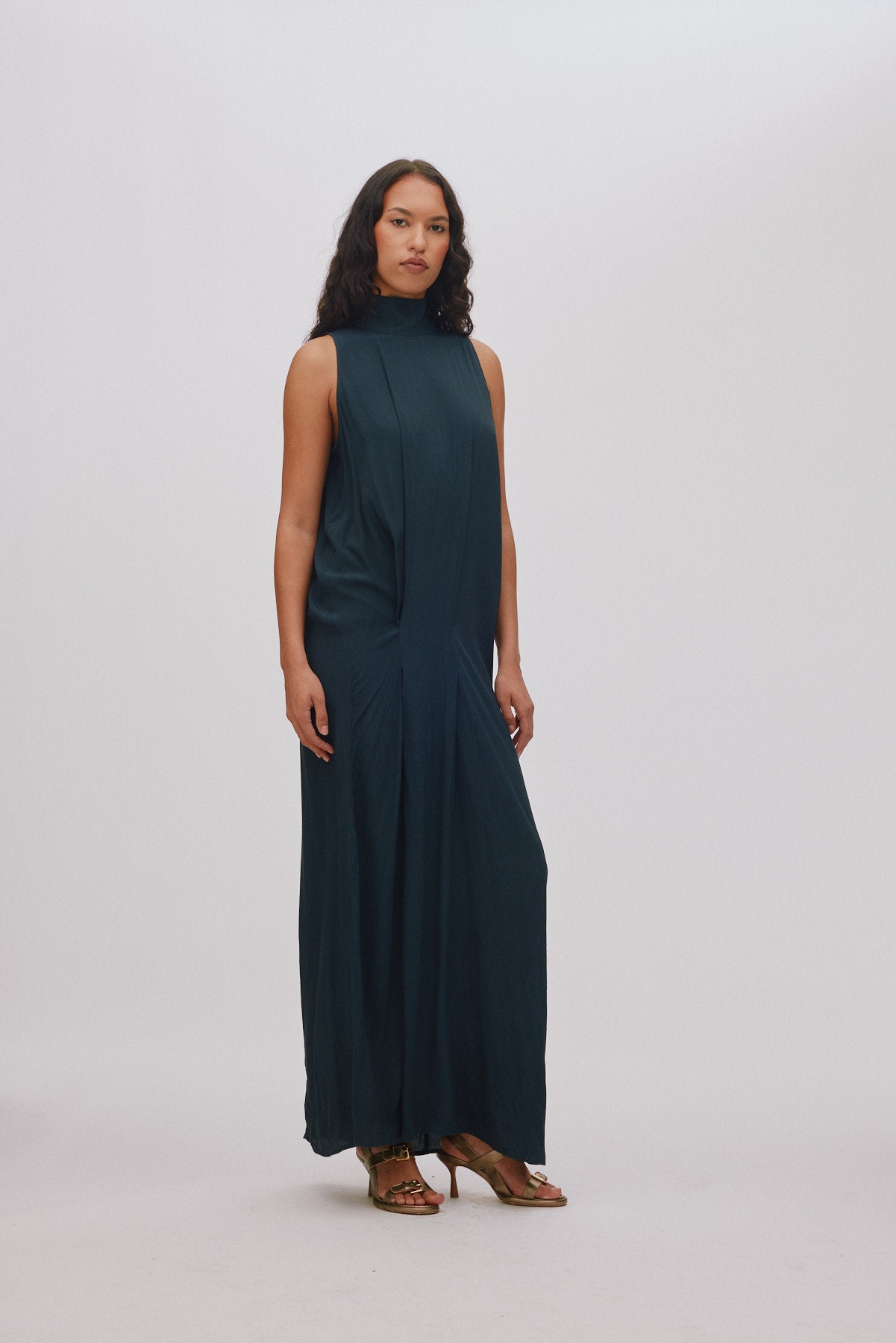 Sima - Sheer lace long dress I Faded black Faded black XS 1 - Rabens Saloner