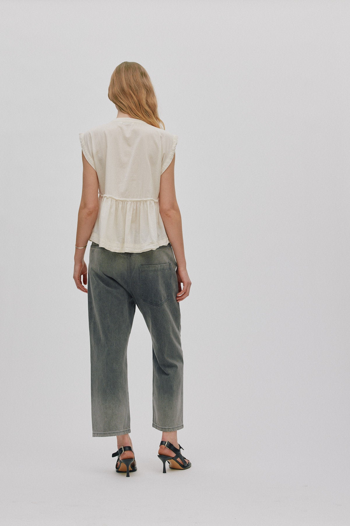 Deona - Cotton blouse I Bone 4 - Rabens Saloner