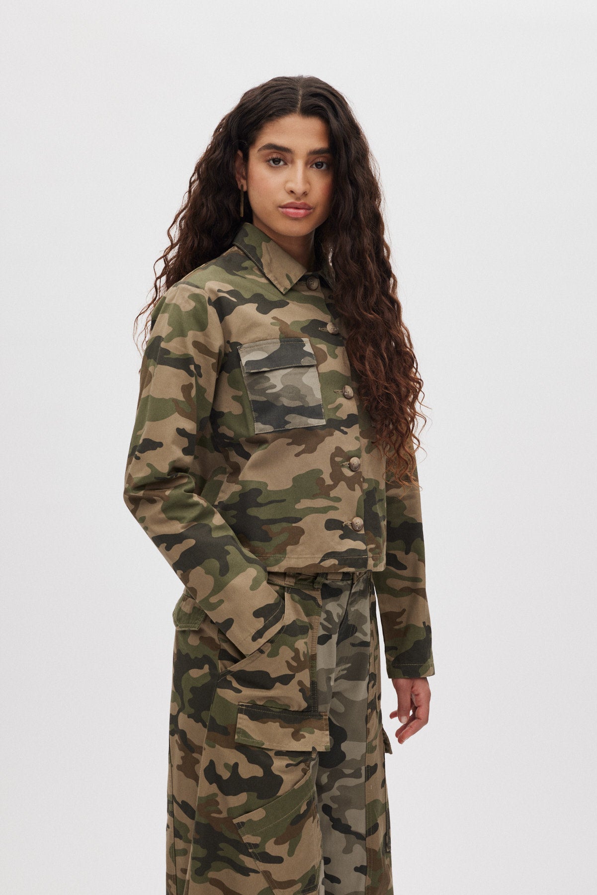Aleksandra - Camo patchwork jacket I Camo combo 1 - Rabens Saloner