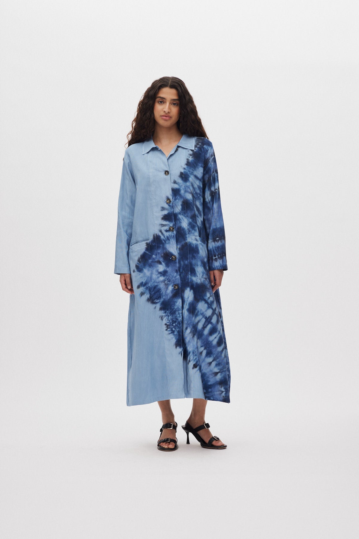 Celine - Lava long coat I Blue combo Blue combo XS 1 - Rabens Saloner