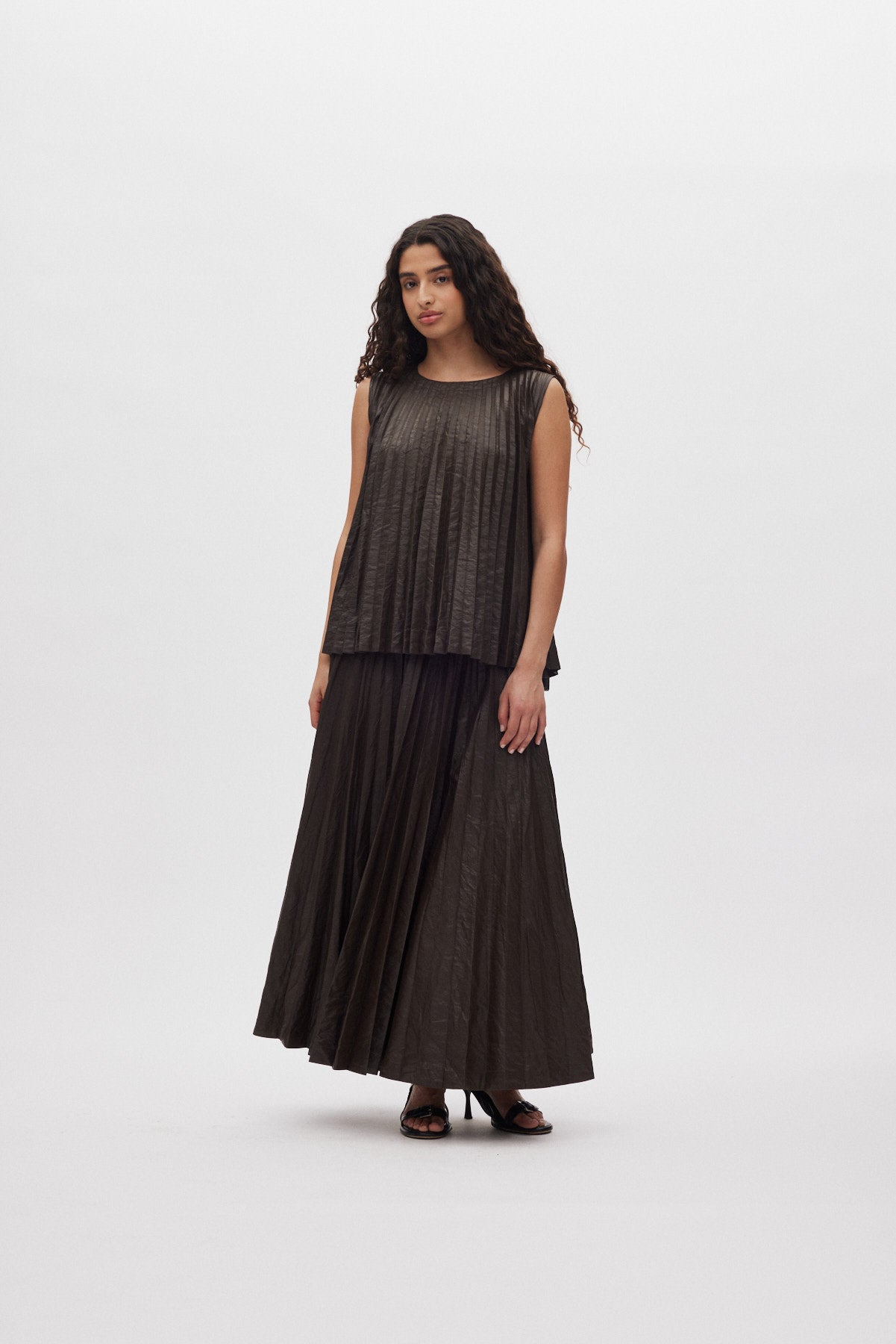 Simonia - Pleats skirt I French toast 1 - Rabens Saloner