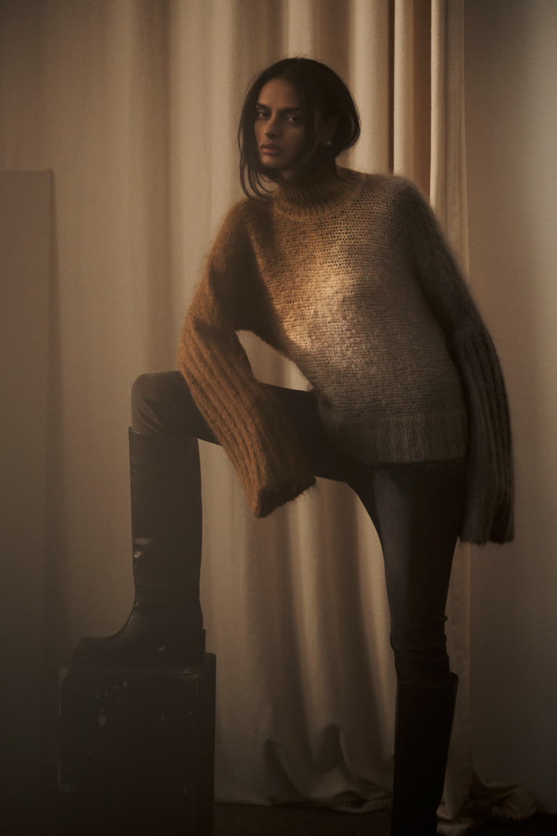 Felicia - Denim stretch skinny cropped pants I Washed black denim 8 - Rabens Saloner