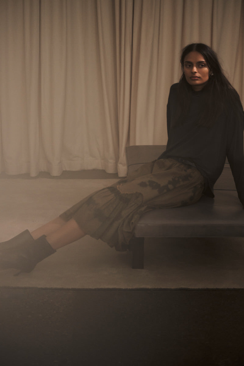 Arijana - Cosmic midi skirt I Timber combo 6 - Rabens Saloner