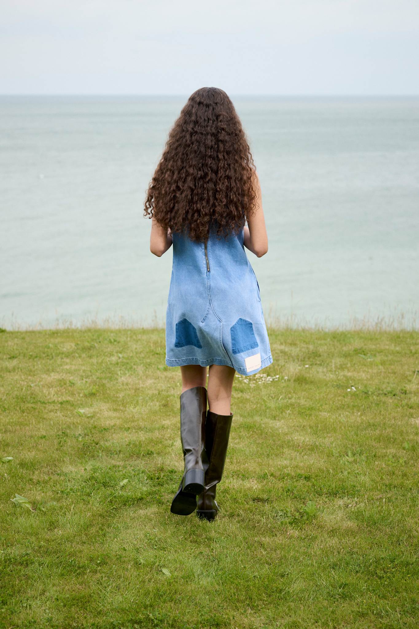 Fee - Denim light dress I Light washed denim 8 - Rabens Saloner