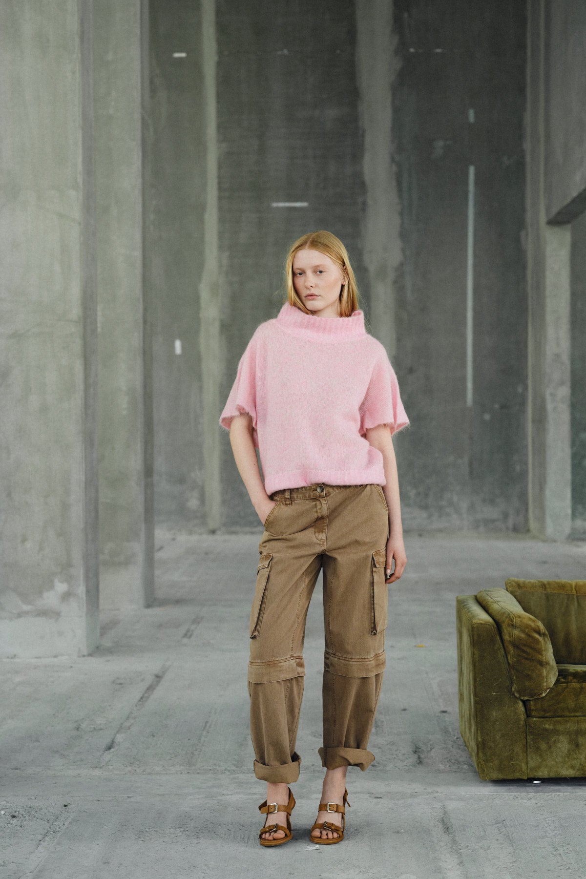 Frema - Canvas cargo pants I Washed tobacco 6 - Rabens Saloner