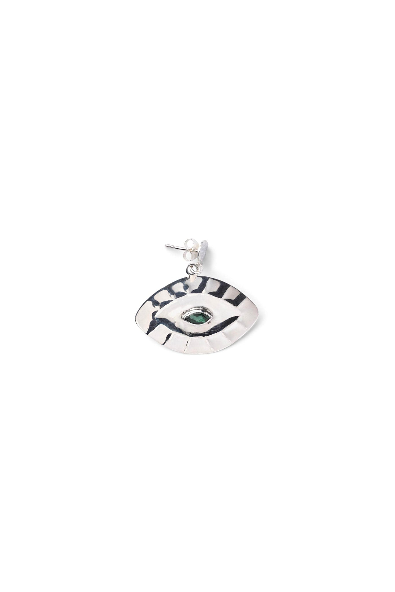 Giant Eye Earring - Nafsu I Silver Silver 4 - Rabens Saloner