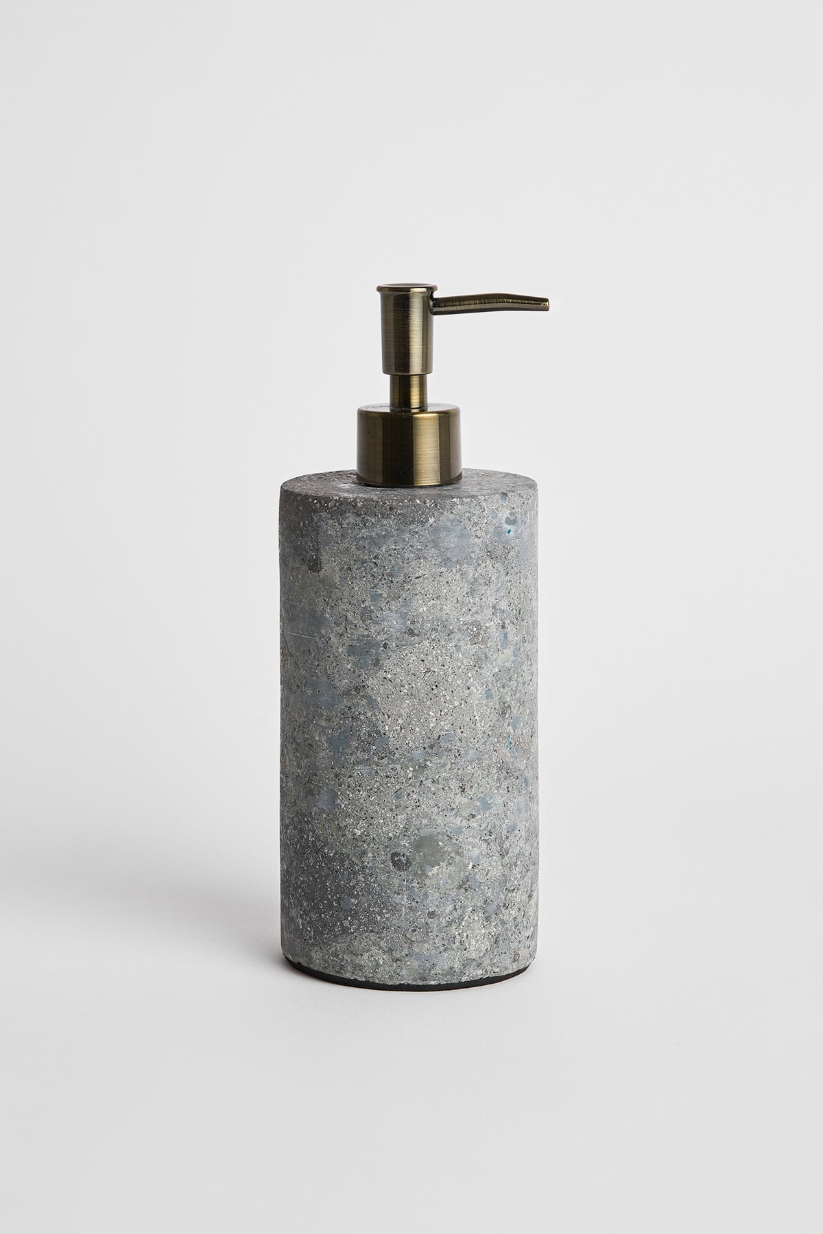 Cylinder Marble Soap Dispenser - Rabens Apartment I Antracit Grey 1 - Rabens Saloner