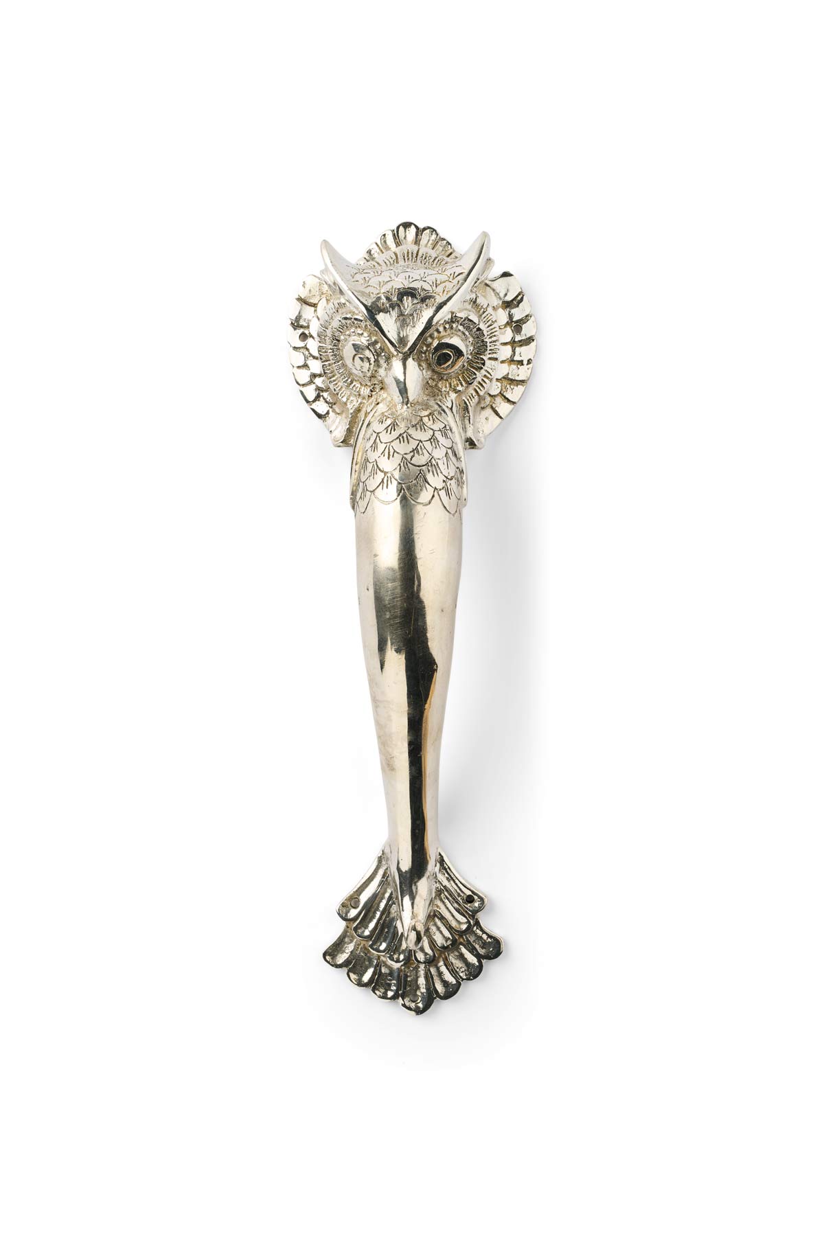 Owl Door Handle - Rabens Apartment I Brass Brass 1 - Rabens Saloner