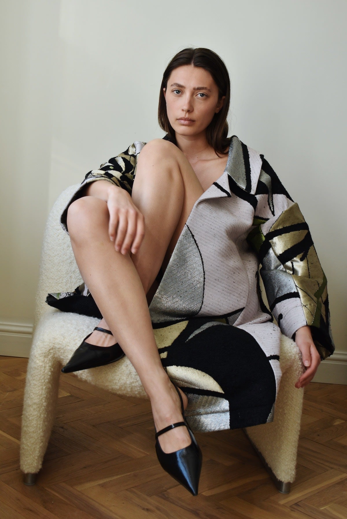 Insa - Tapestry jacquard coat I Tapestry combo 2 - Rabens Saloner