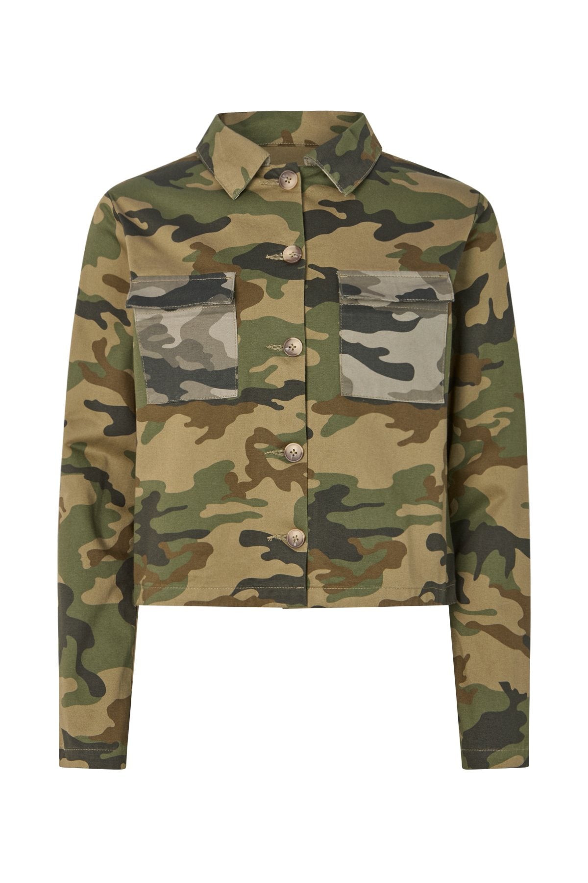 Aleksandra - Camo patchwork jacket I Camo combo Camo combo XS 4 - Rabens Saloner