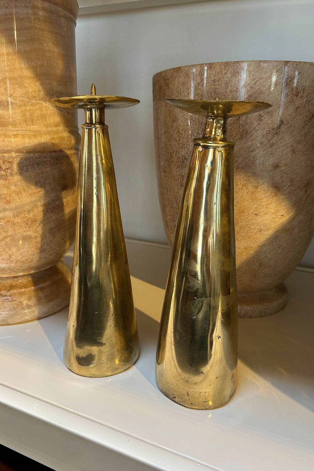 Bronce Candlestick - Rabens Apartment I Golden Brass 4 - Rabens Saloner