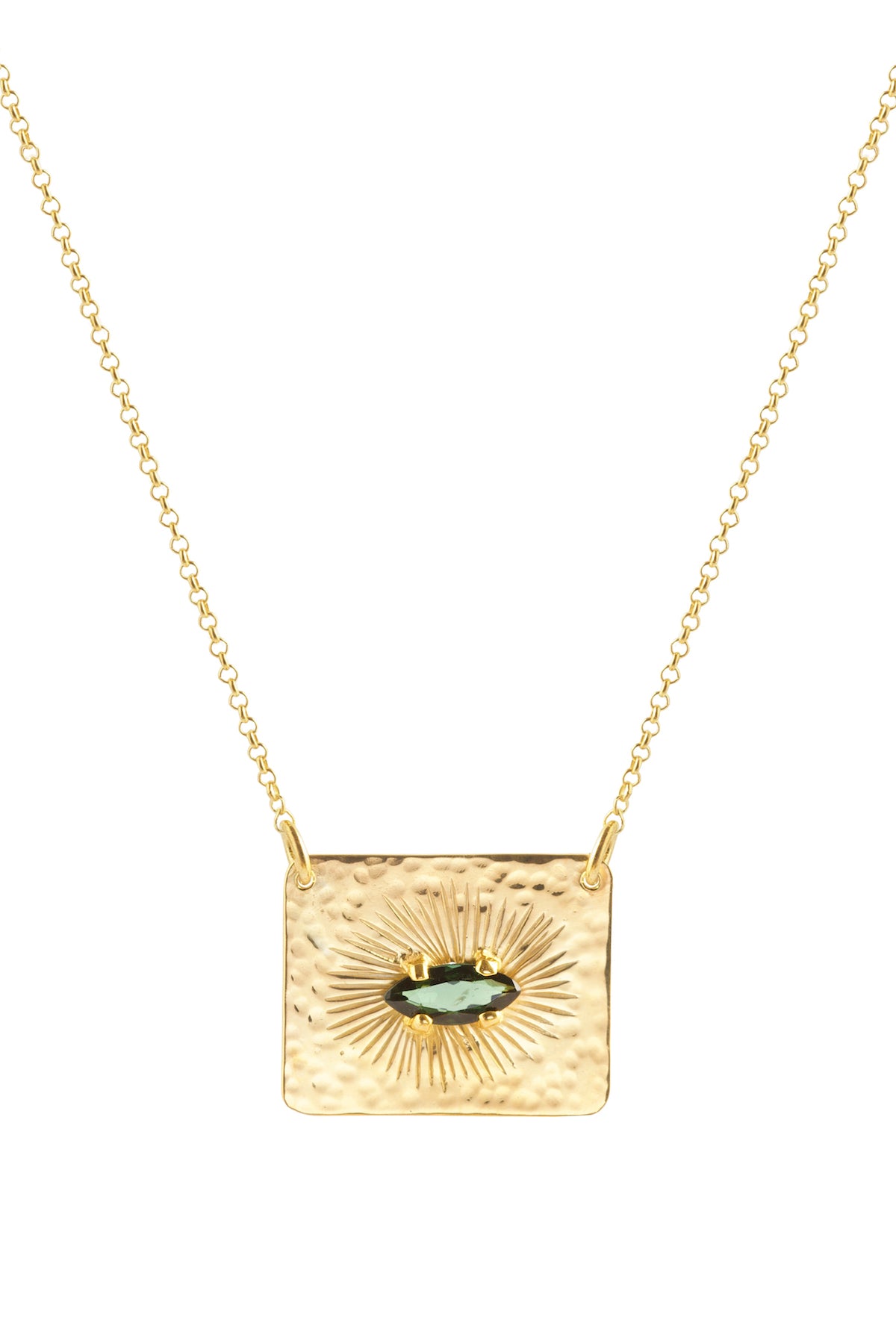 Nafsu - Escapulario necklace I Dark stone 5 - Rabens Saloner