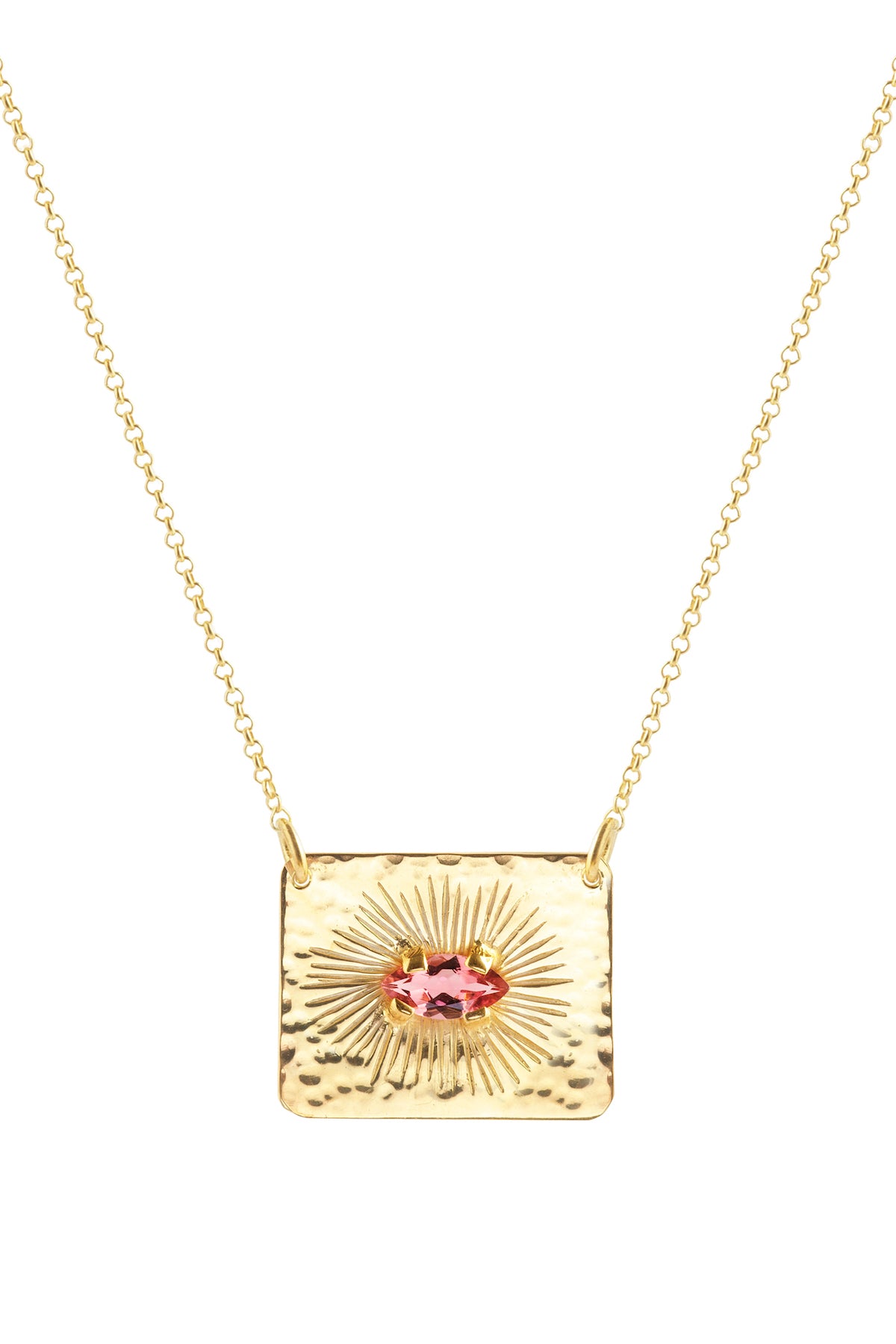 Nafsu - Escapulario necklace I Dark stone 6 - Rabens Saloner