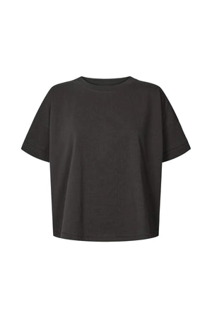 Margot - FOT cropped t-shirt I Black Black XS/S 1 - Rabens Saloner