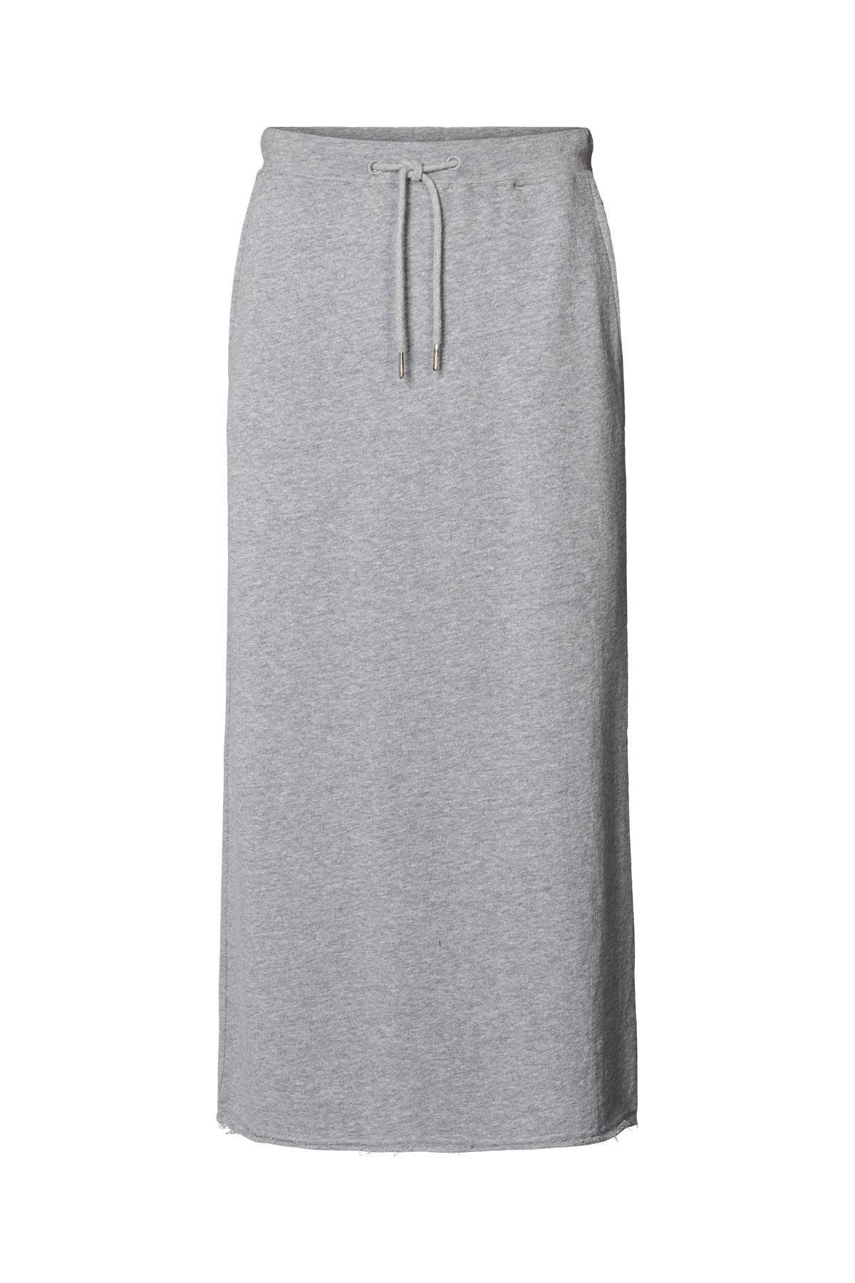 Hanni - Light stretch long skirt I Grey melange 3 - Rabens Saloner