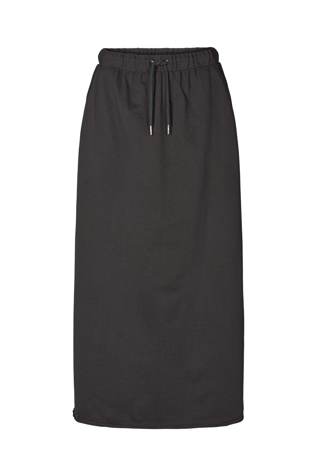 Hanni - Light stretch long skirt I Faded black 4 - Rabens Saloner