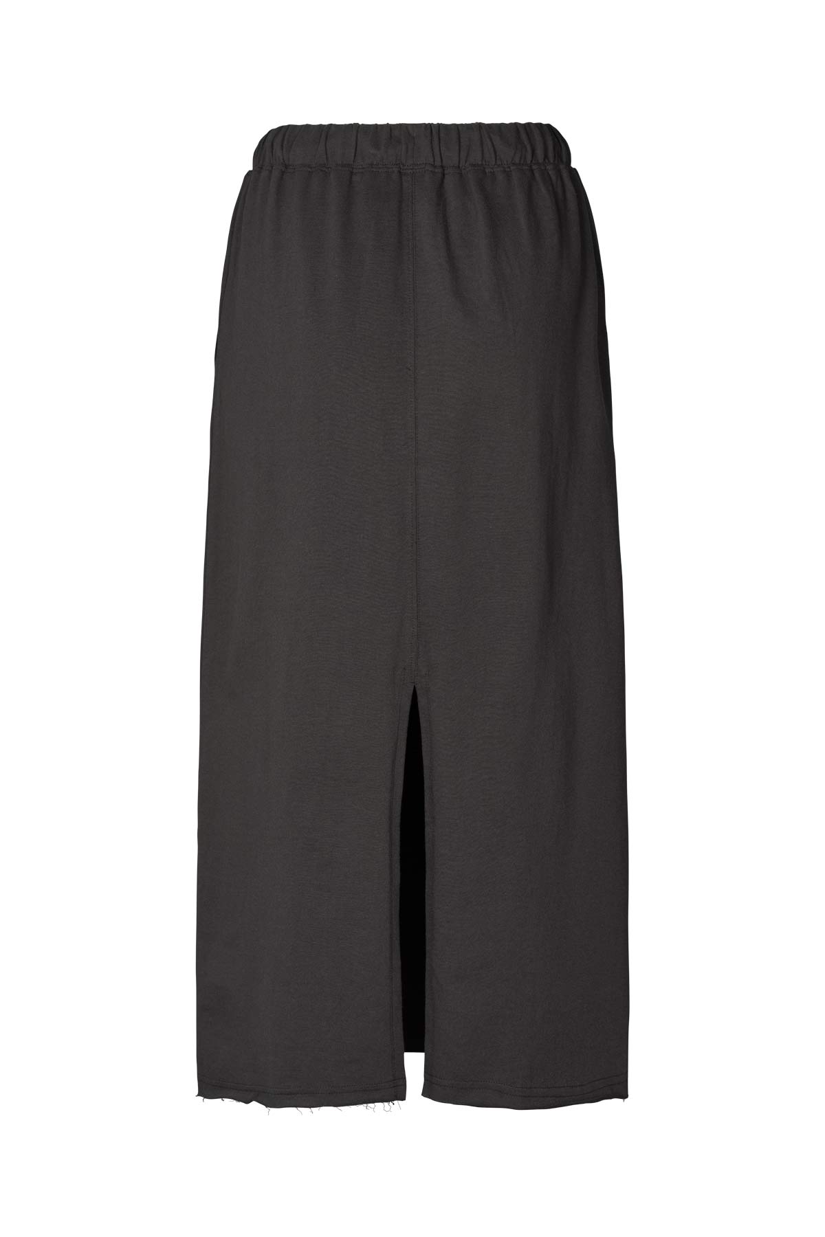 Hanni - Light stretch long skirt I Faded black 4 - Rabens Saloner