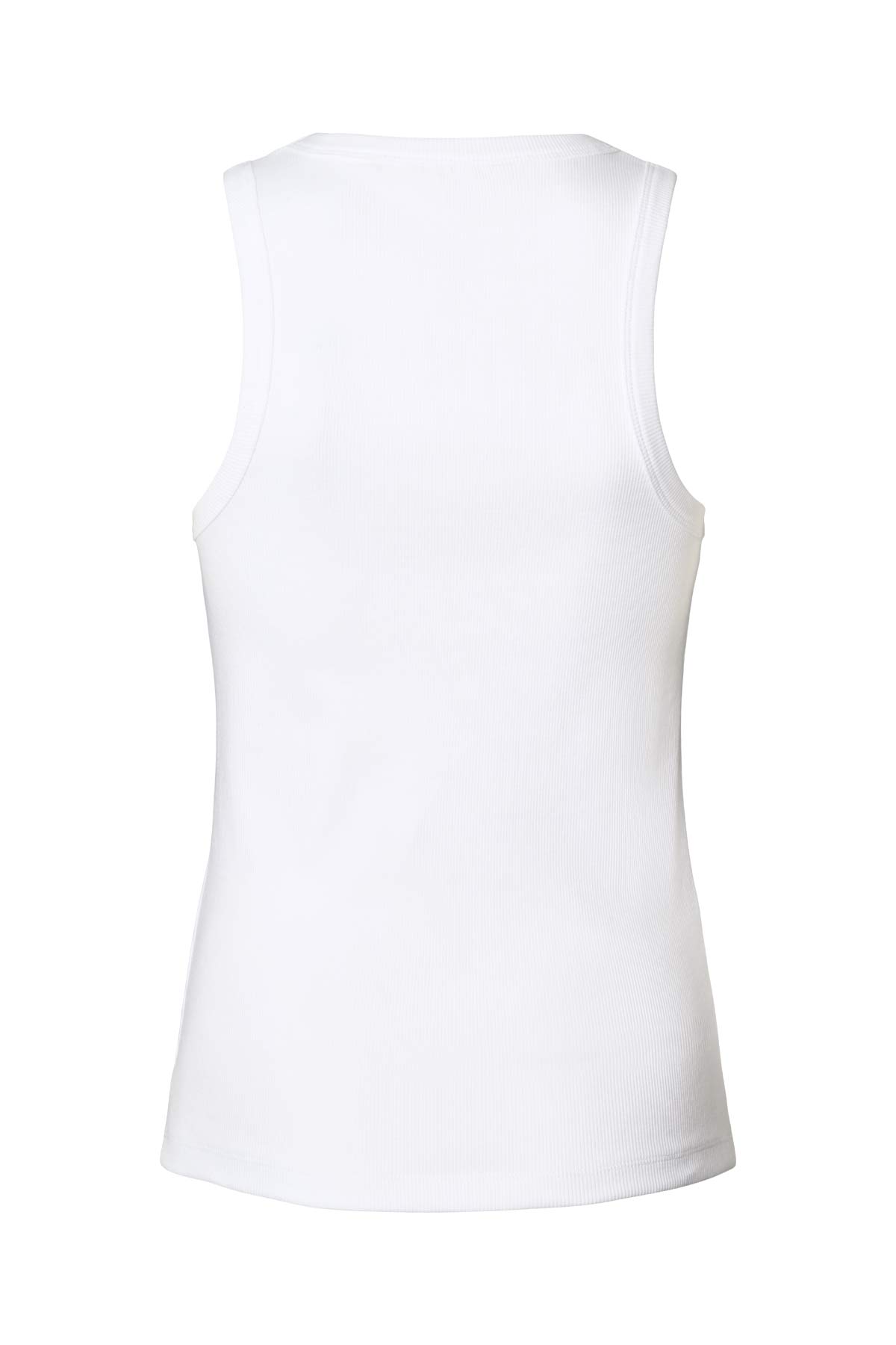Nelle - Rib jersey tank I White 2 - Rabens Saloner