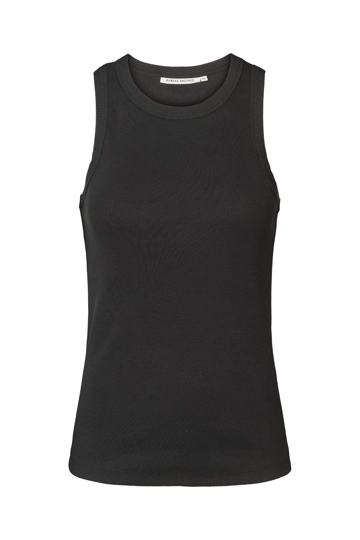 Nelle - Rib jersey tank I Black Black XS 4 - Rabens Saloner