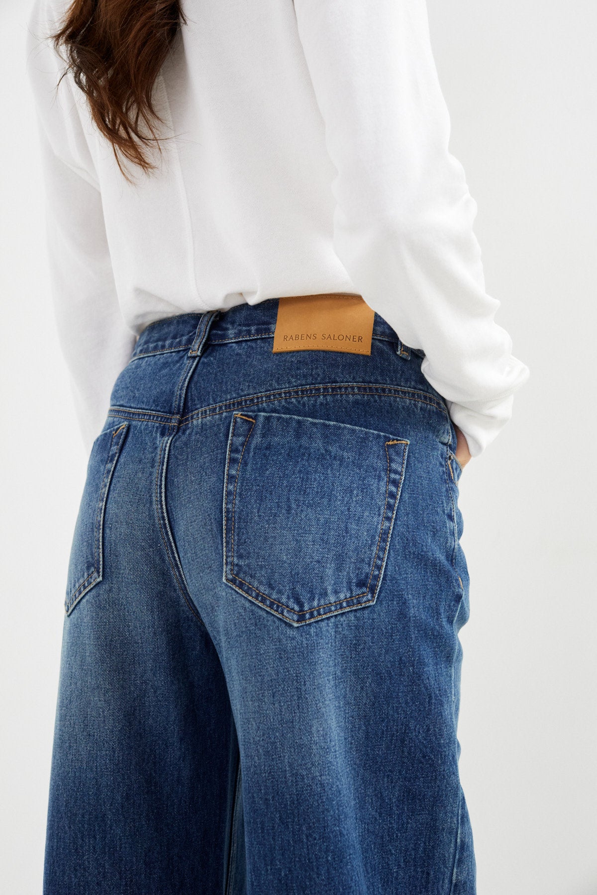 Ini - Denim pants I Washed Indigo 5 - Rabens Saloner