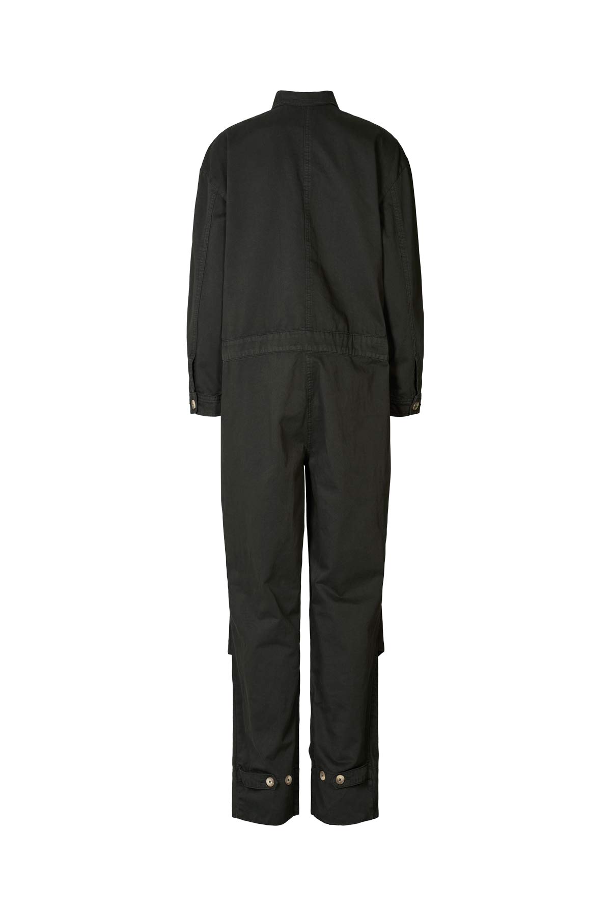 Jozette - Canvas light jumpsuit I Faded black 4 - Rabens Saloner