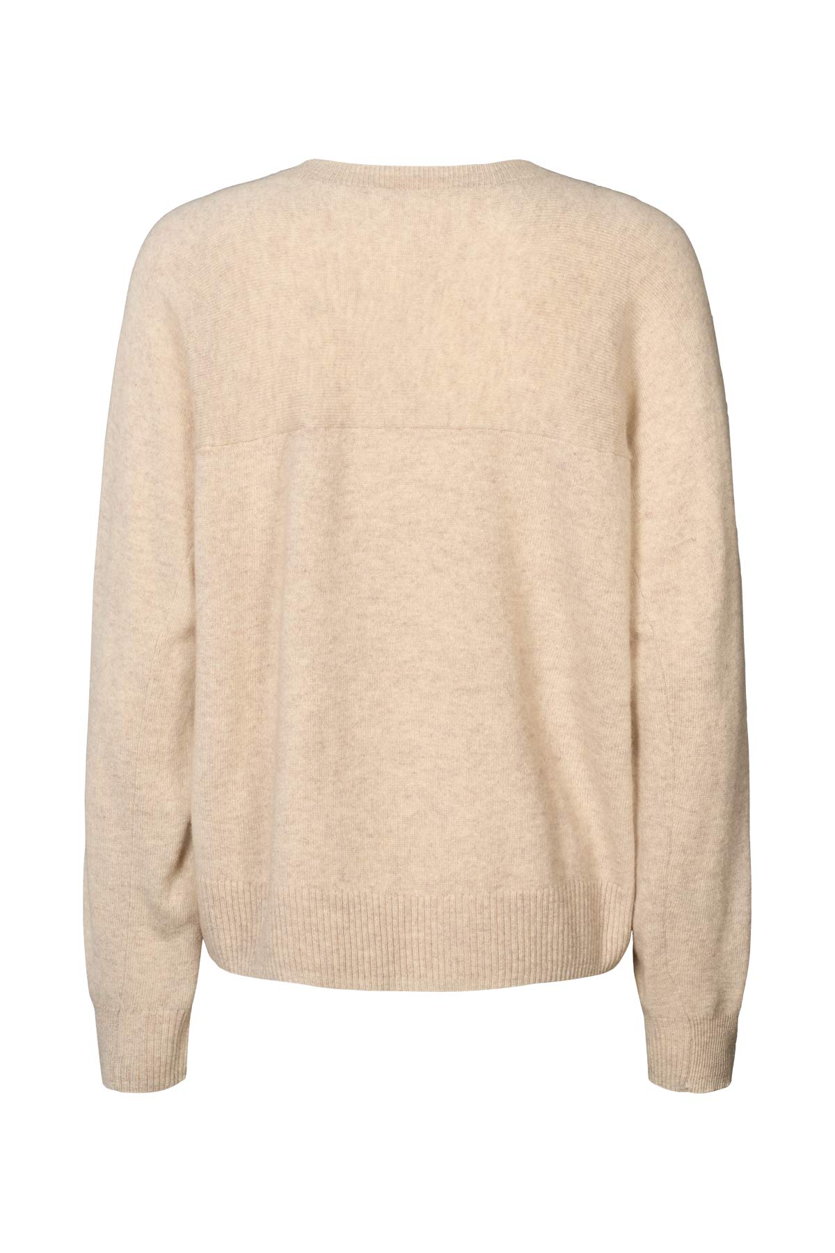 Dalani - Woolcash boxy sweater I Oatmeal melange 5 - Rabens Saloner