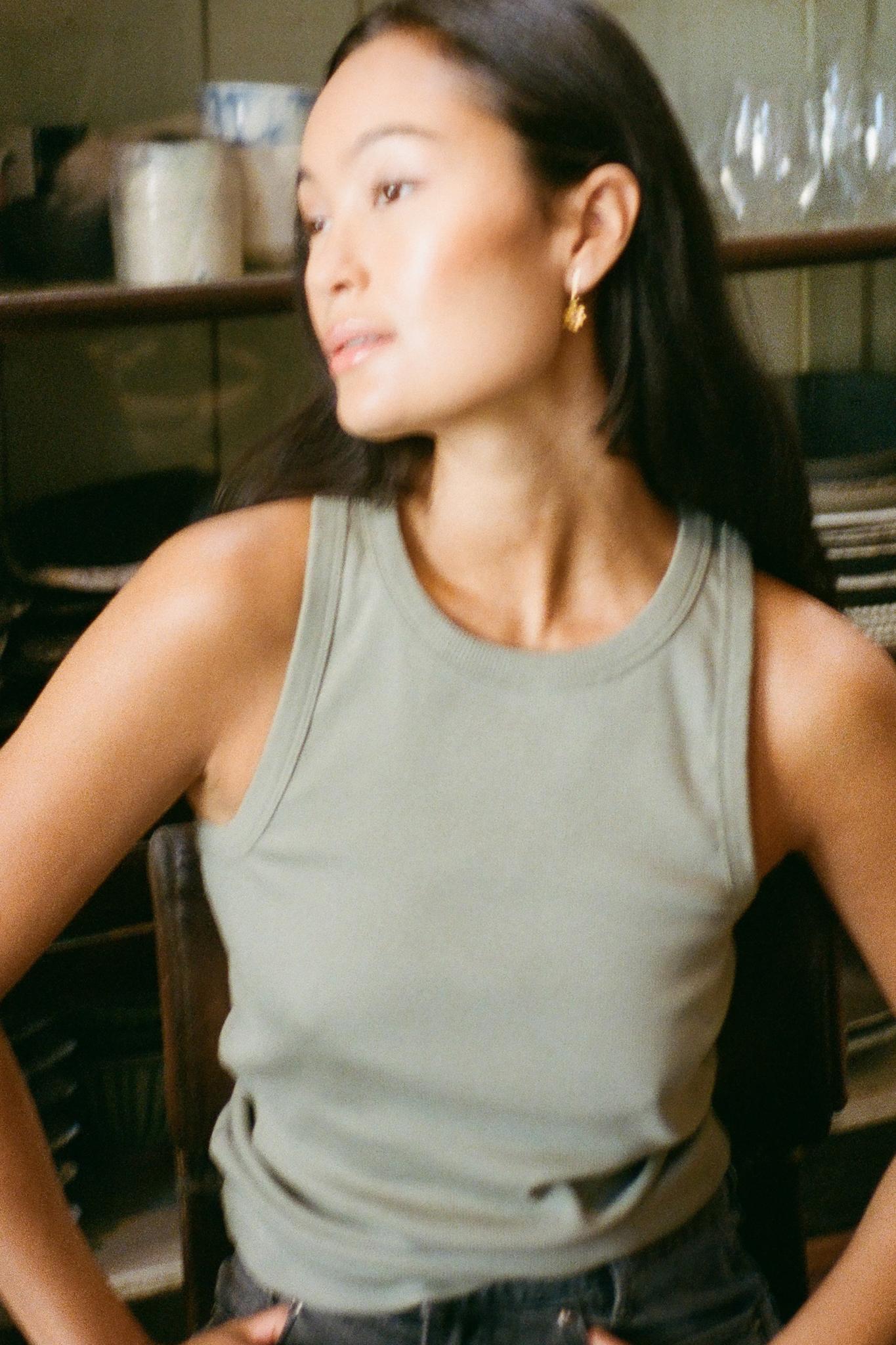 Nelle - Rib jersey tank I Vertiver 1 - Rabens Saloner