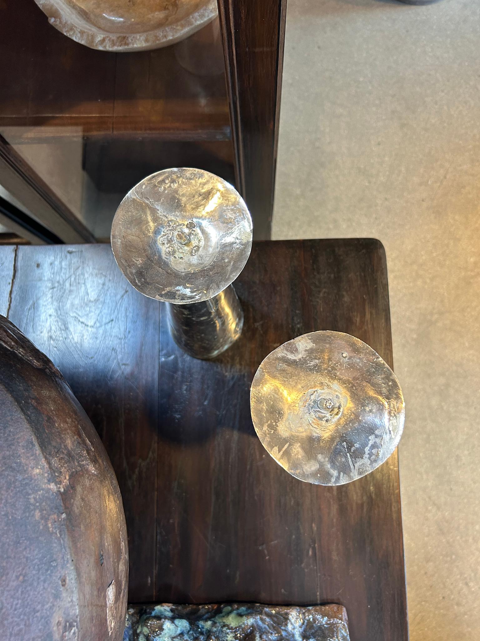 Bronce Candlestick - Rabens Apartment I Silver Brass 4 - Rabens Saloner