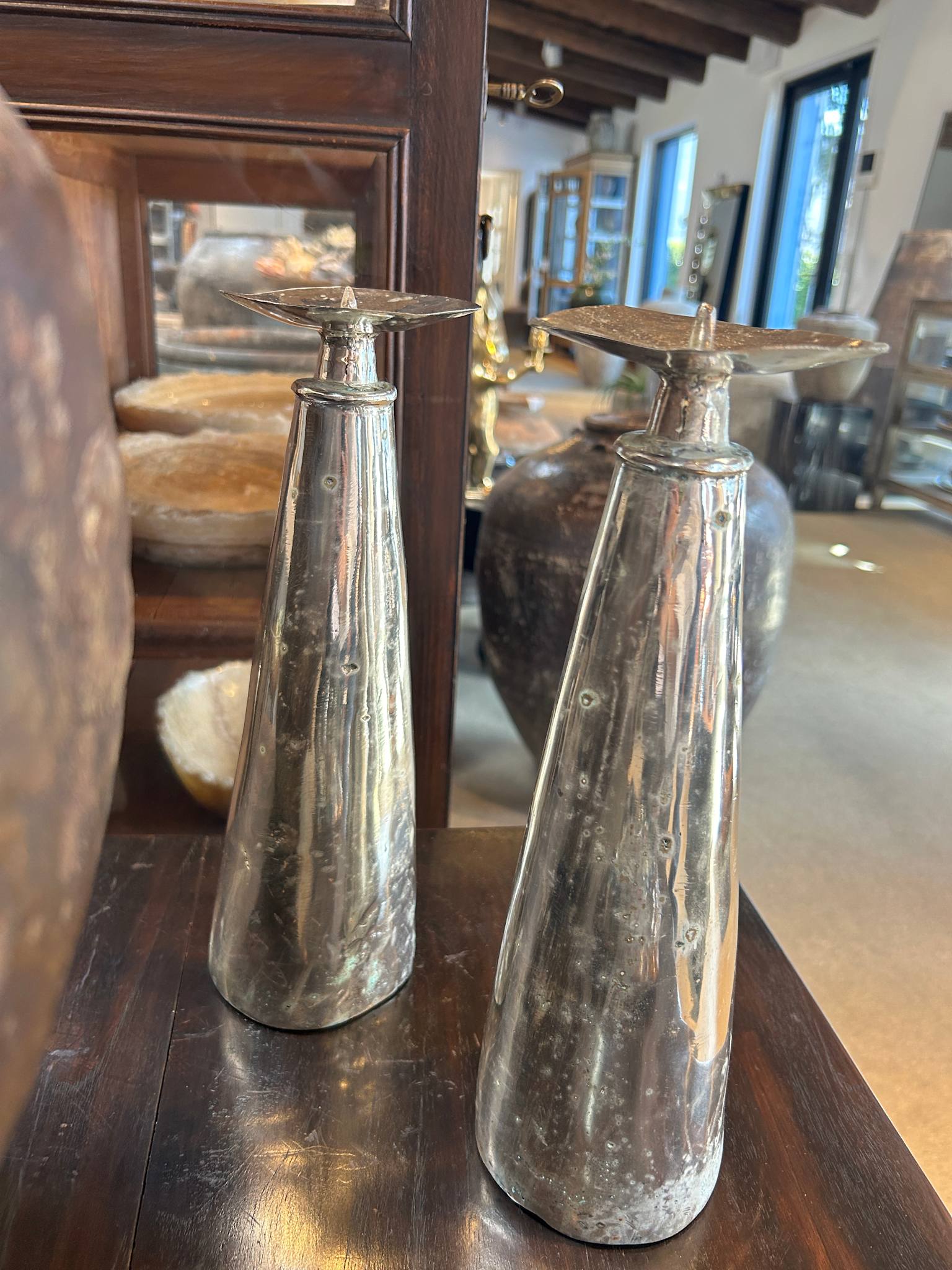 Bronce Candlestick - Rabens Apartment I Silver Brass 3 - Rabens Saloner