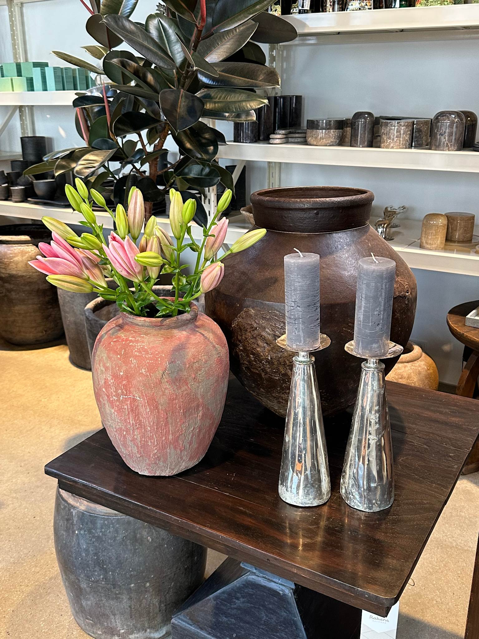 Bronce Candlestick - Rabens Apartment I Silver Brass 1 - Rabens Saloner