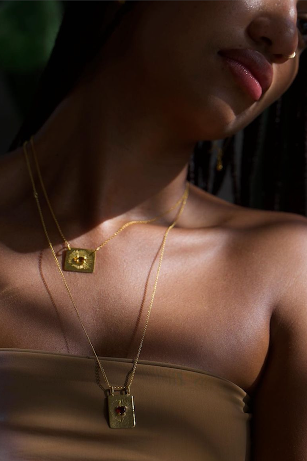 Nafsu - Heart pendant necklace    1 - Rabens Saloner