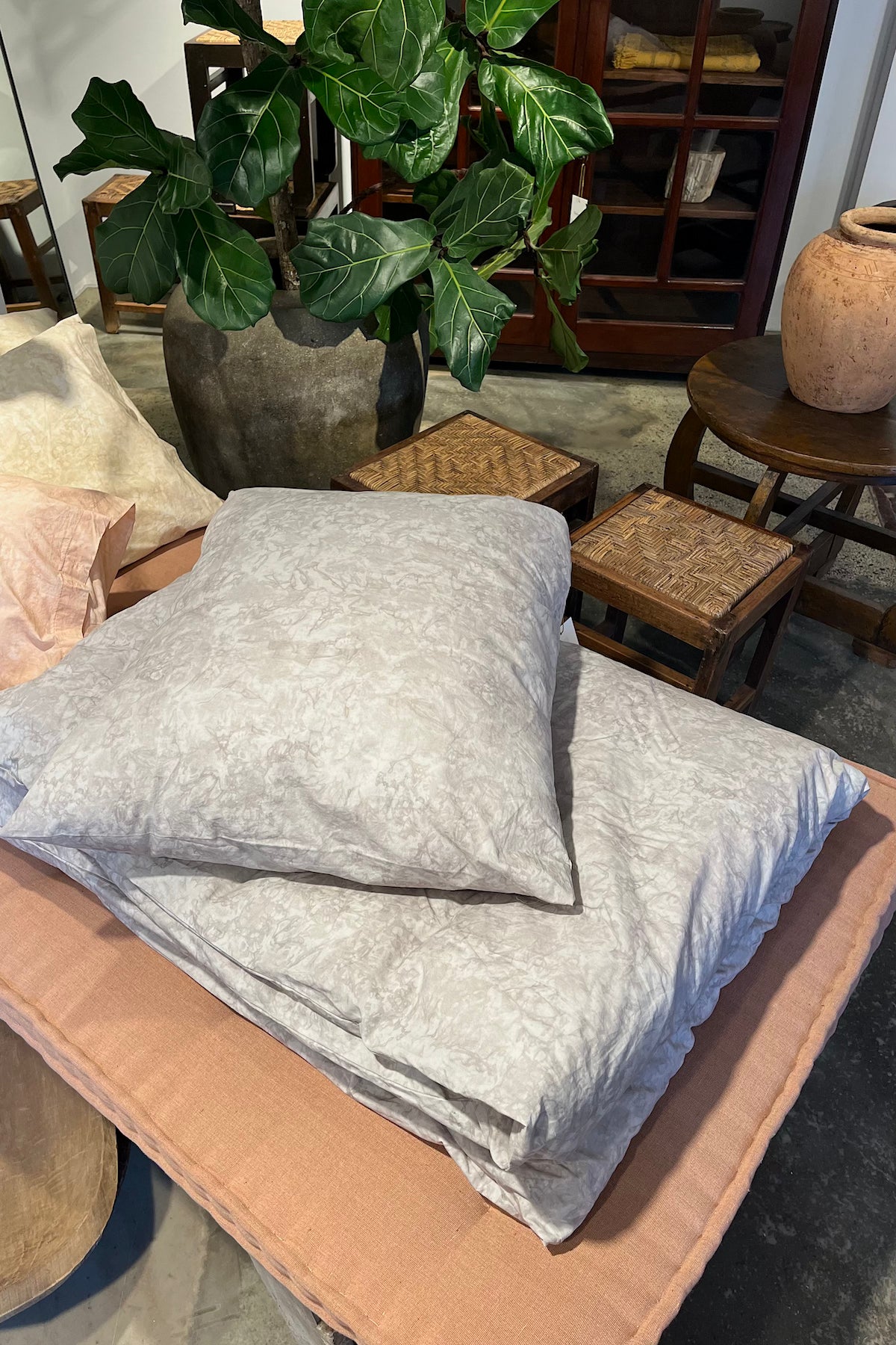 Flutter pillow sham - Pillow sham 60x63 cm I Aluminimum 2 - Rabens Saloner