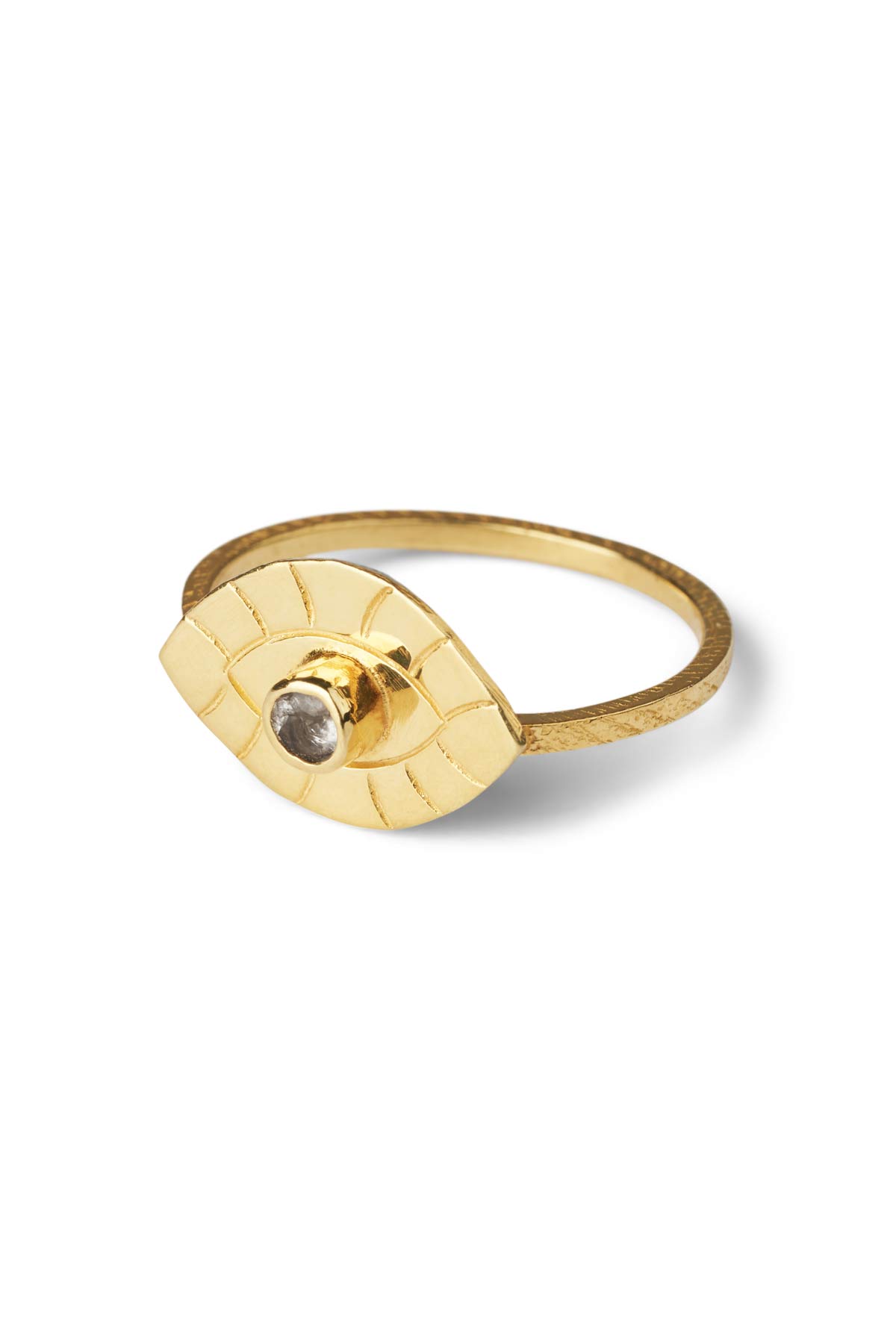 Nafsu - Eye ring I Gold plated Gold plated 59 3 - Rabens Saloner