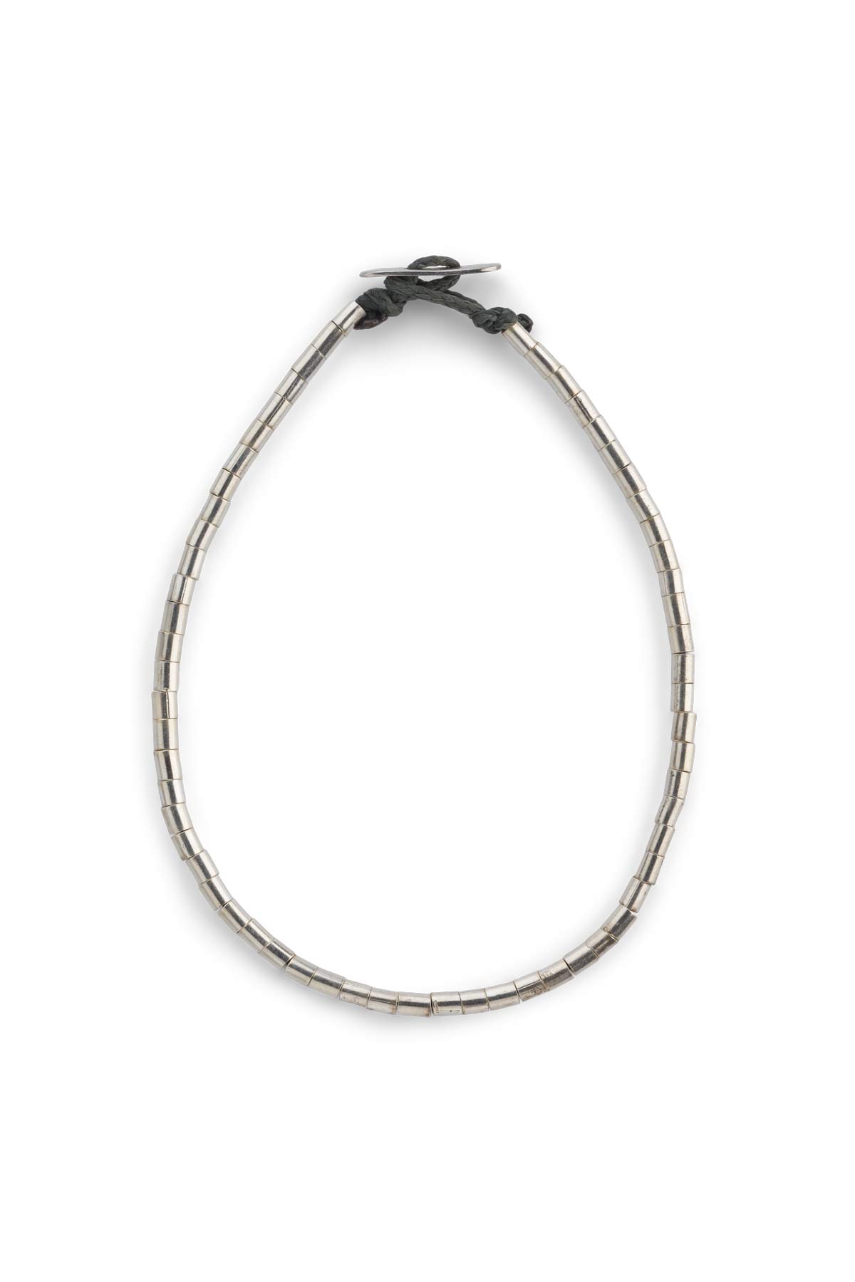 Tube Bead Anklet - Nafsu I Silver Silver 1 - Rabens Saloner