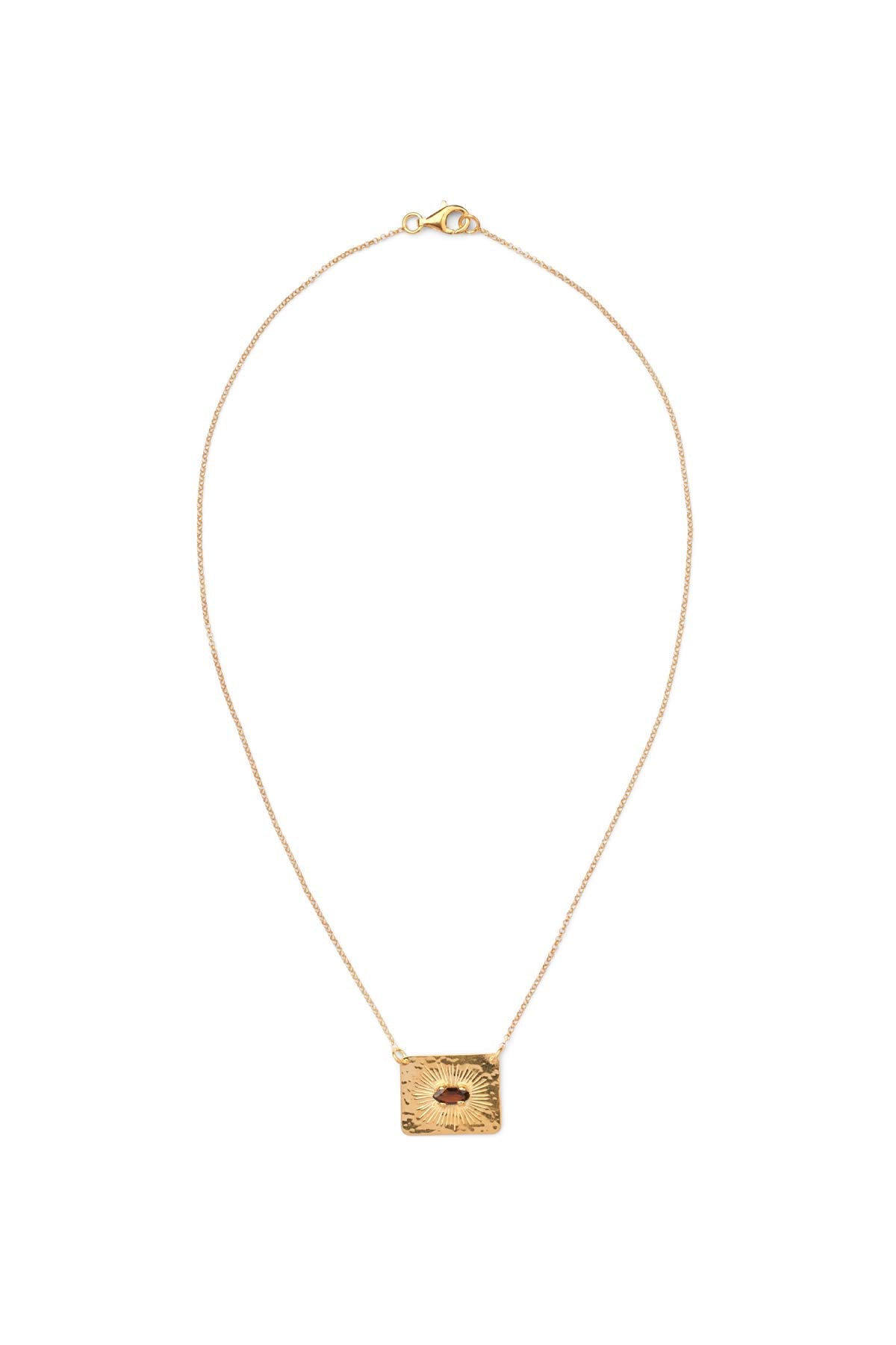 Nafsu - Escapulario necklace I Dark stone Dark stone 7 - Rabens Saloner