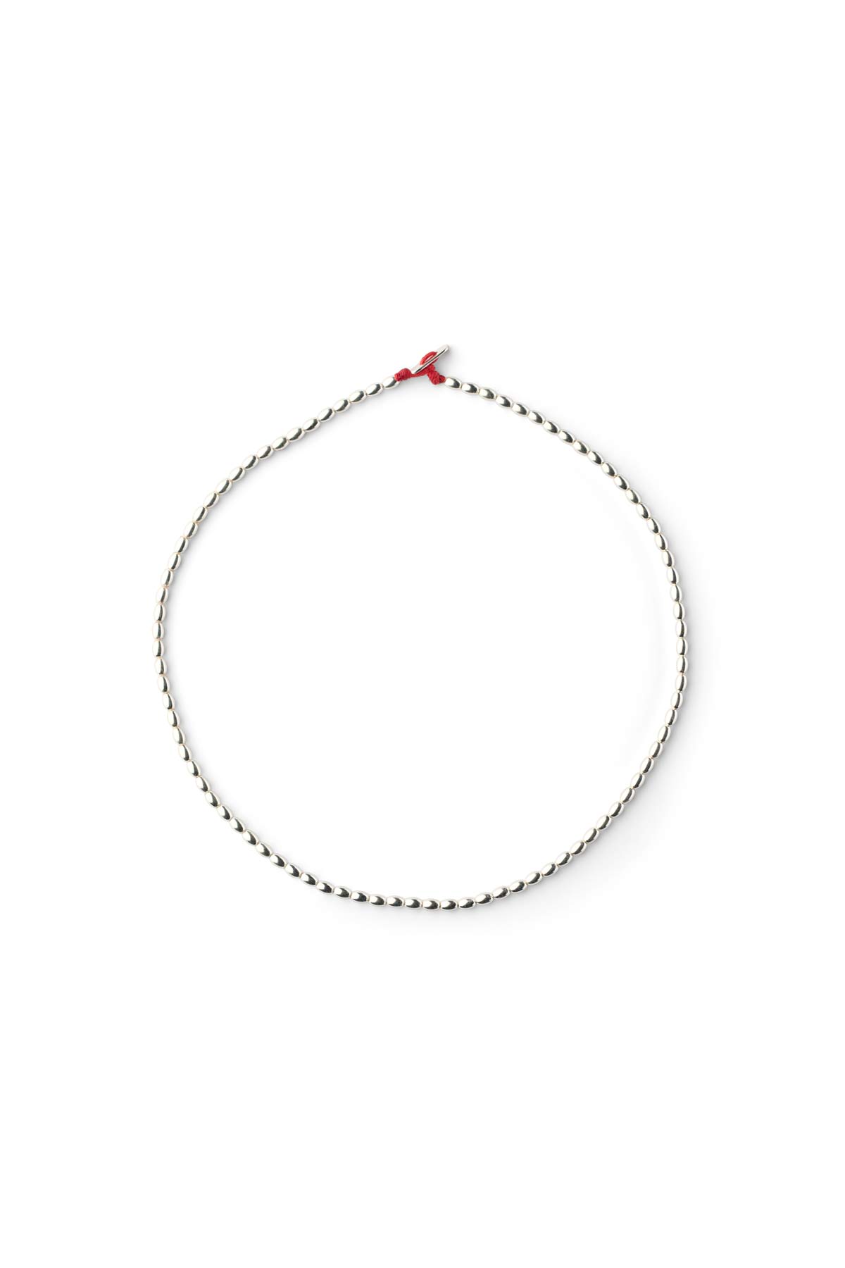 Rice Bead Necklace - Nafsu I Silver Silver 1 - Rabens Saloner